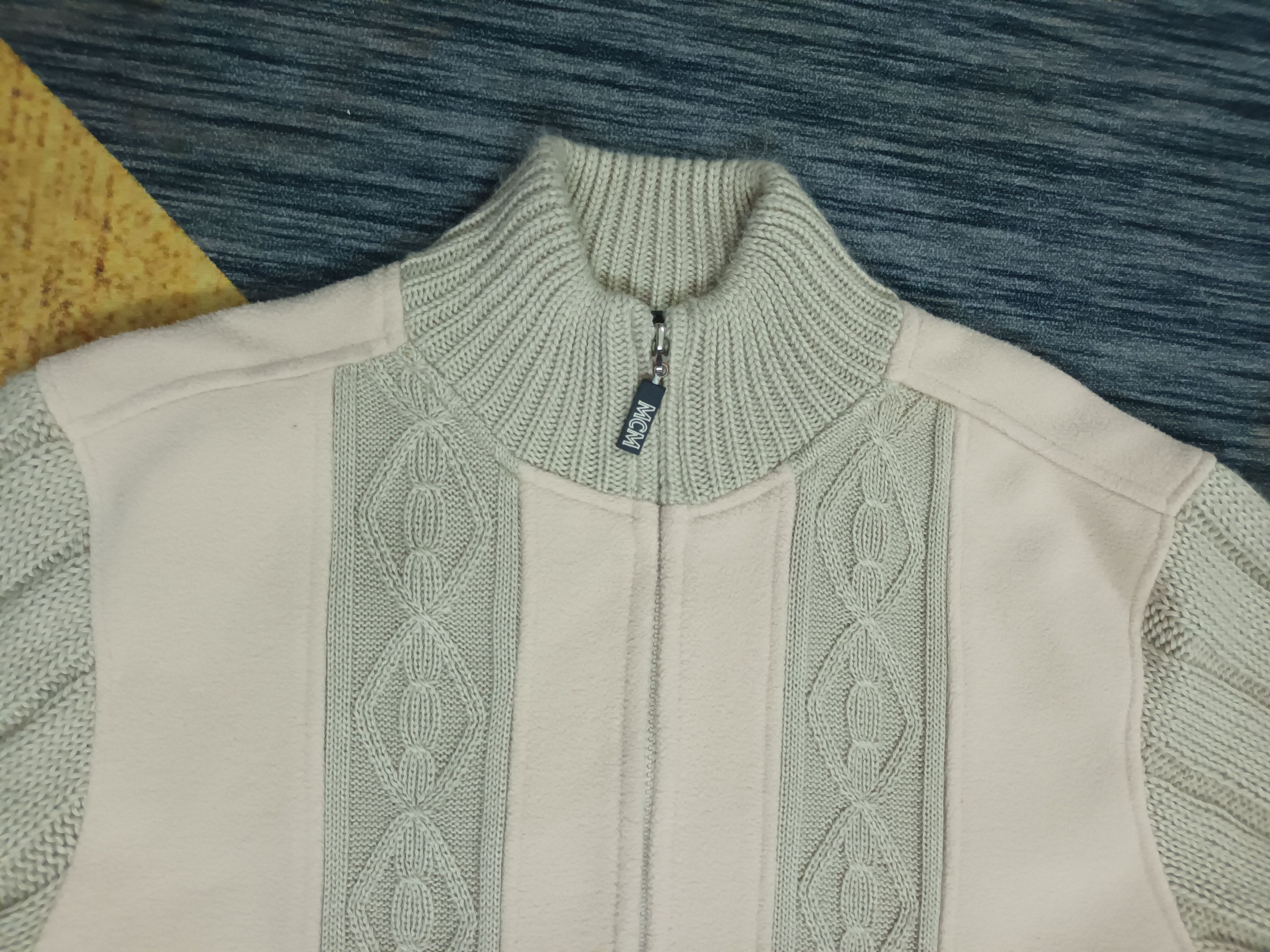 MCM 🔥 MCM ZIPPER KNIT SWEATER 🔥 Size S / US 4 / IT 40 - 8 Thumbnail