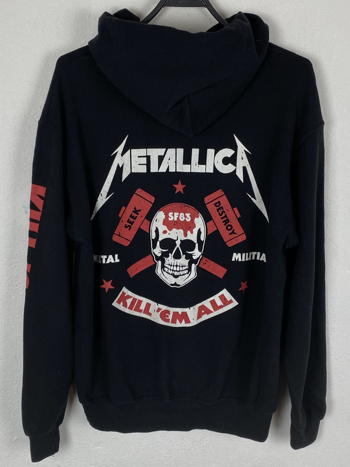 Metallica hoodie kill em all hotsell