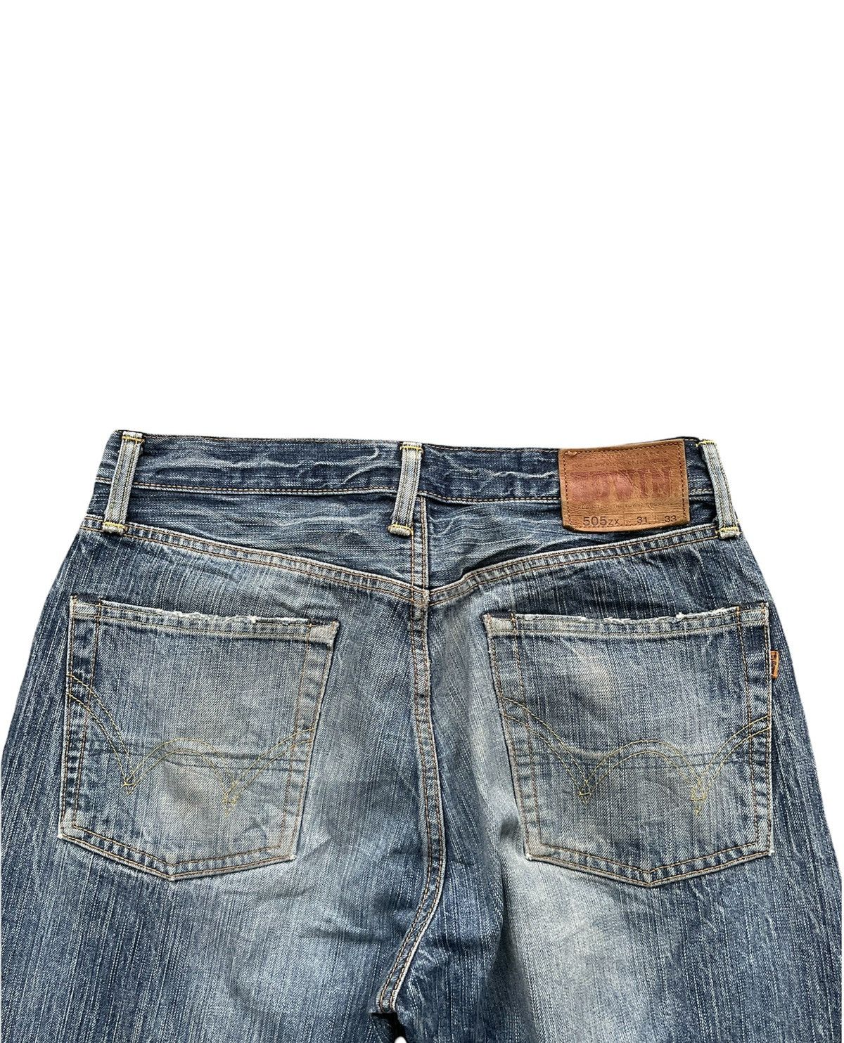 Edwin Vintage Edwin 505ZX Selvedge Aging Distressed Size US 32 / EU 48 - 12 Thumbnail