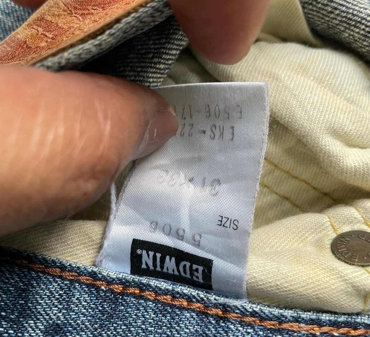 Edwin Vintage Edwin 505ZX Selvedge Aging Distressed Size US 32 / EU 48 - 7 Thumbnail