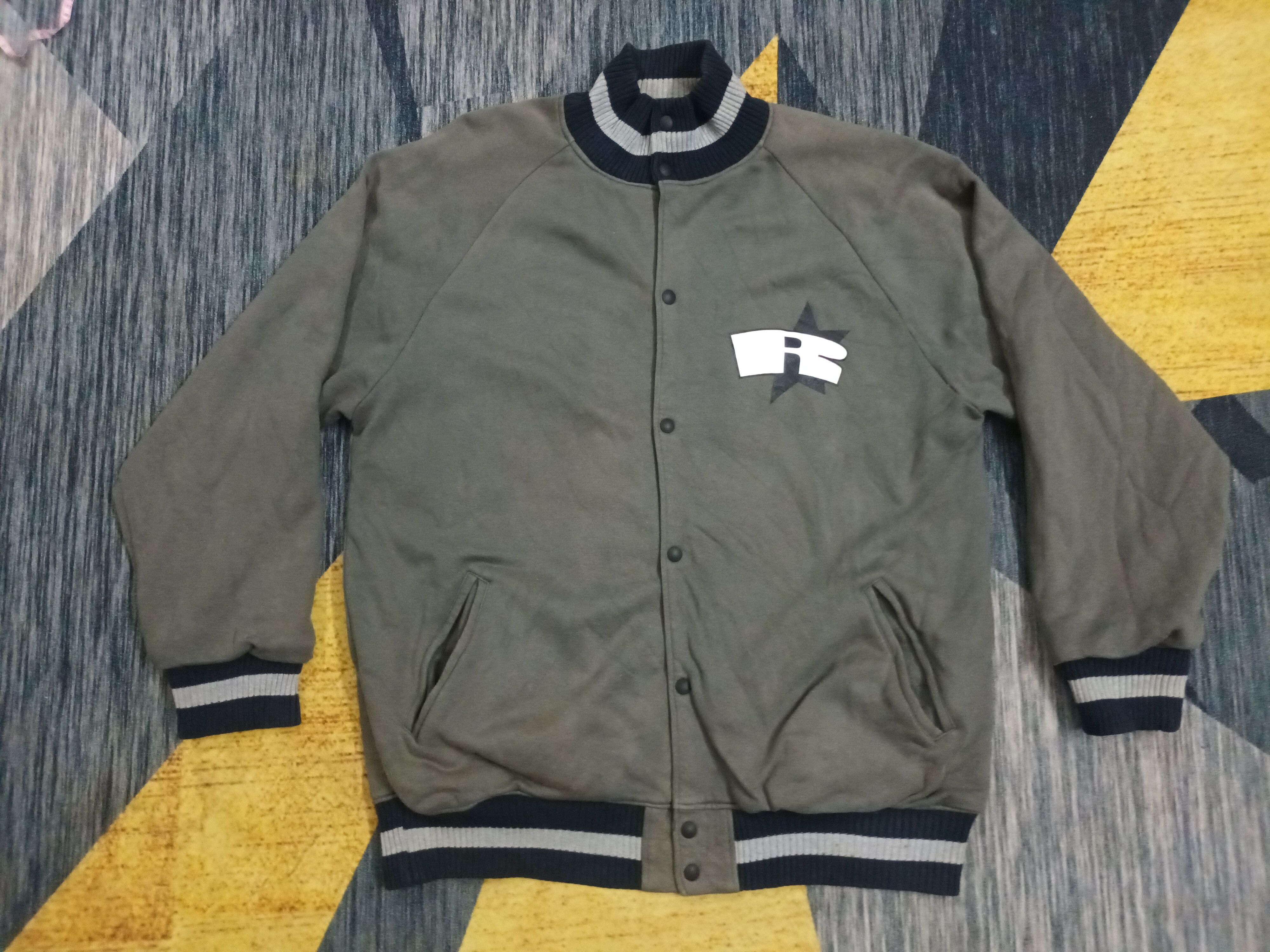 Japanese Brand 🔥 RESPECT BIG LOGO REVERSIBLE VARSITY JACKET Size US XL / EU 56 / 4 - 3 Thumbnail