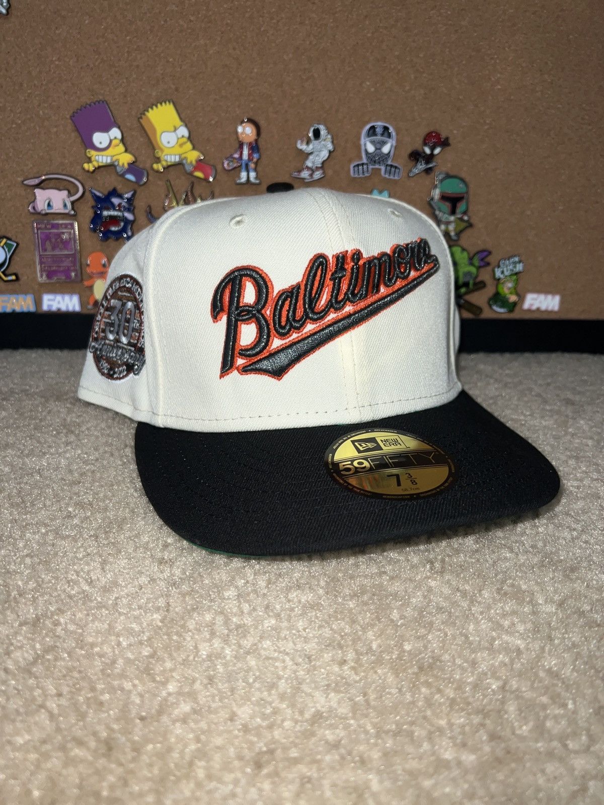 MLB Baltimore Orioles New Era 7 3/8 Size ONE SIZE - 1 Thumbnail