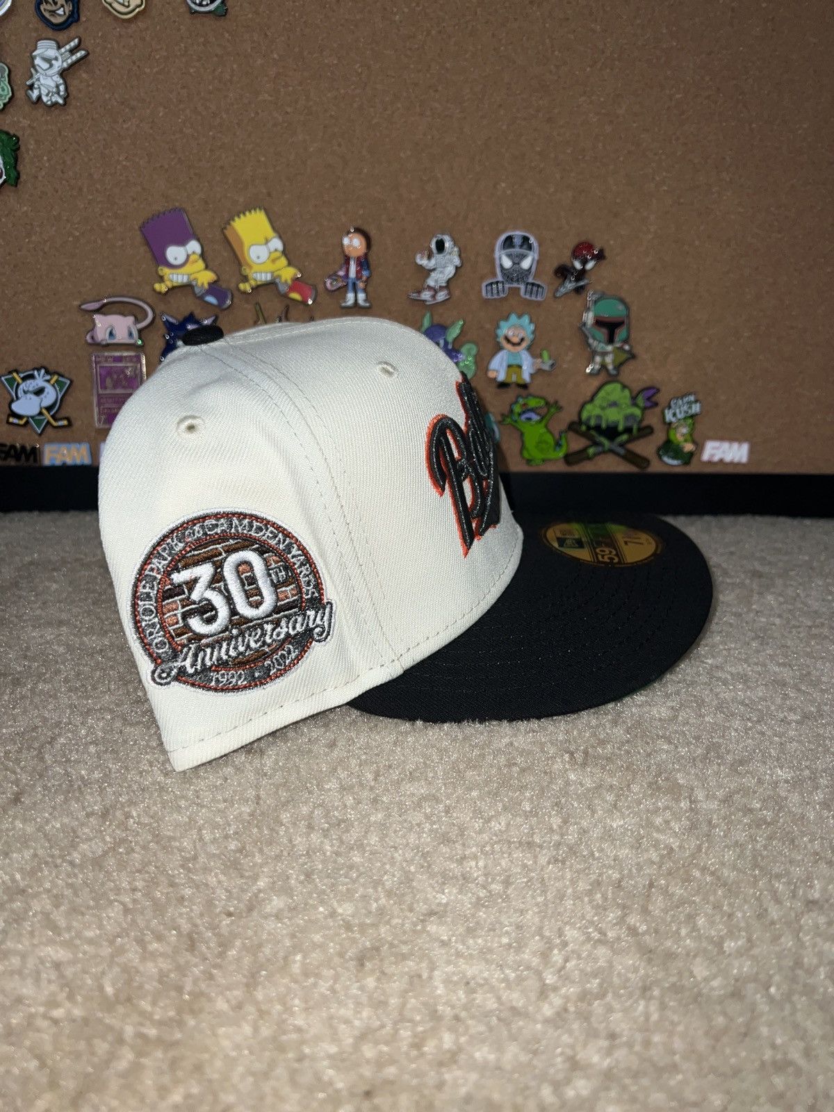 MLB Baltimore Orioles New Era 7 3/8 Size ONE SIZE - 5 Thumbnail