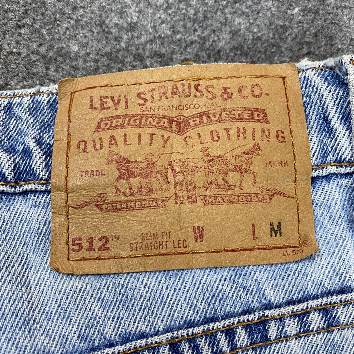 🔥LEVIS🔥512 Slim Fit Distressed Denim Jeans