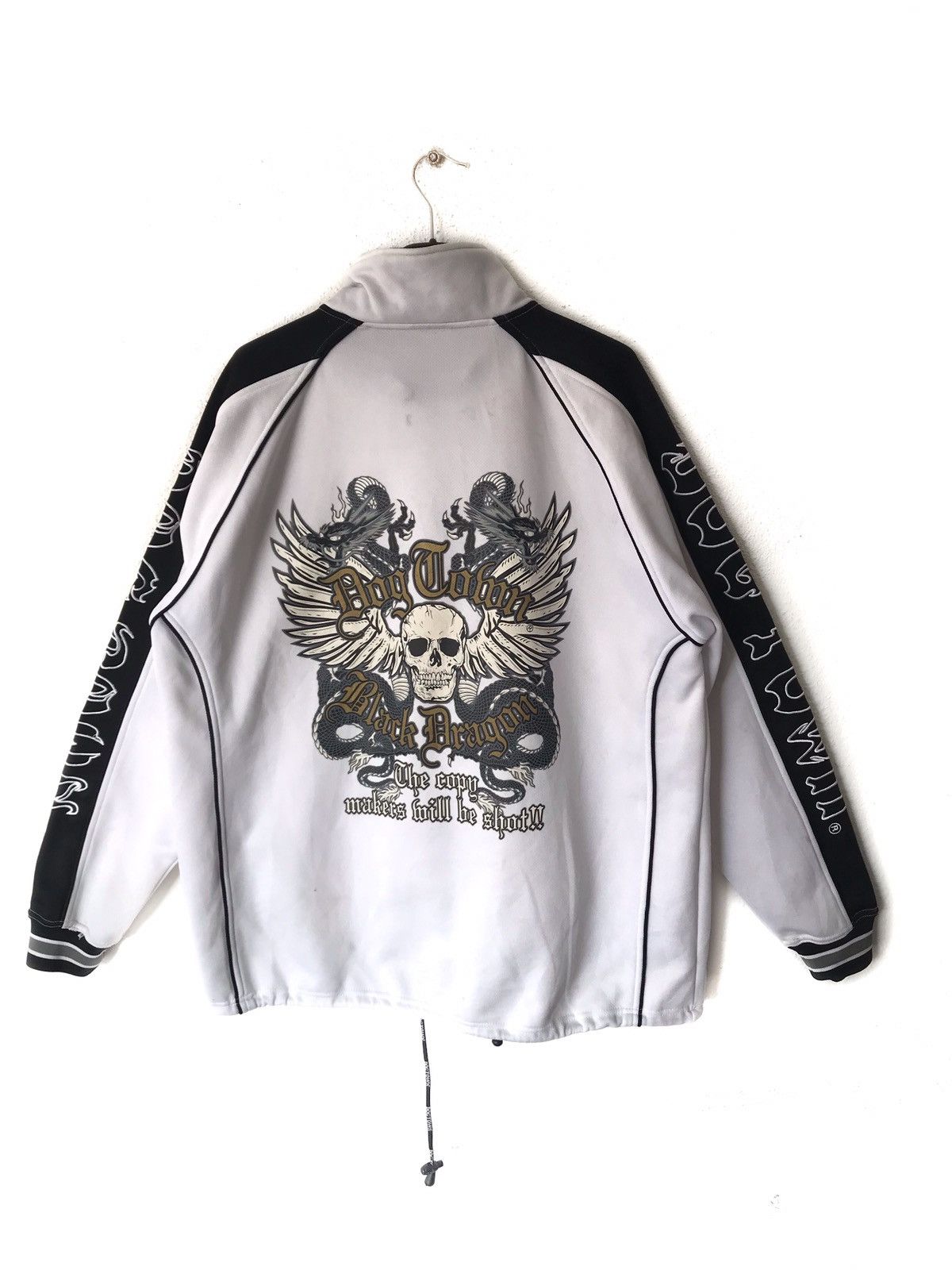 Dogtown × Vintage Dog Town Black Dragon Big Logo Track Top Sweater Size US XL / EU 56 / 4 - 1 Thumbnail