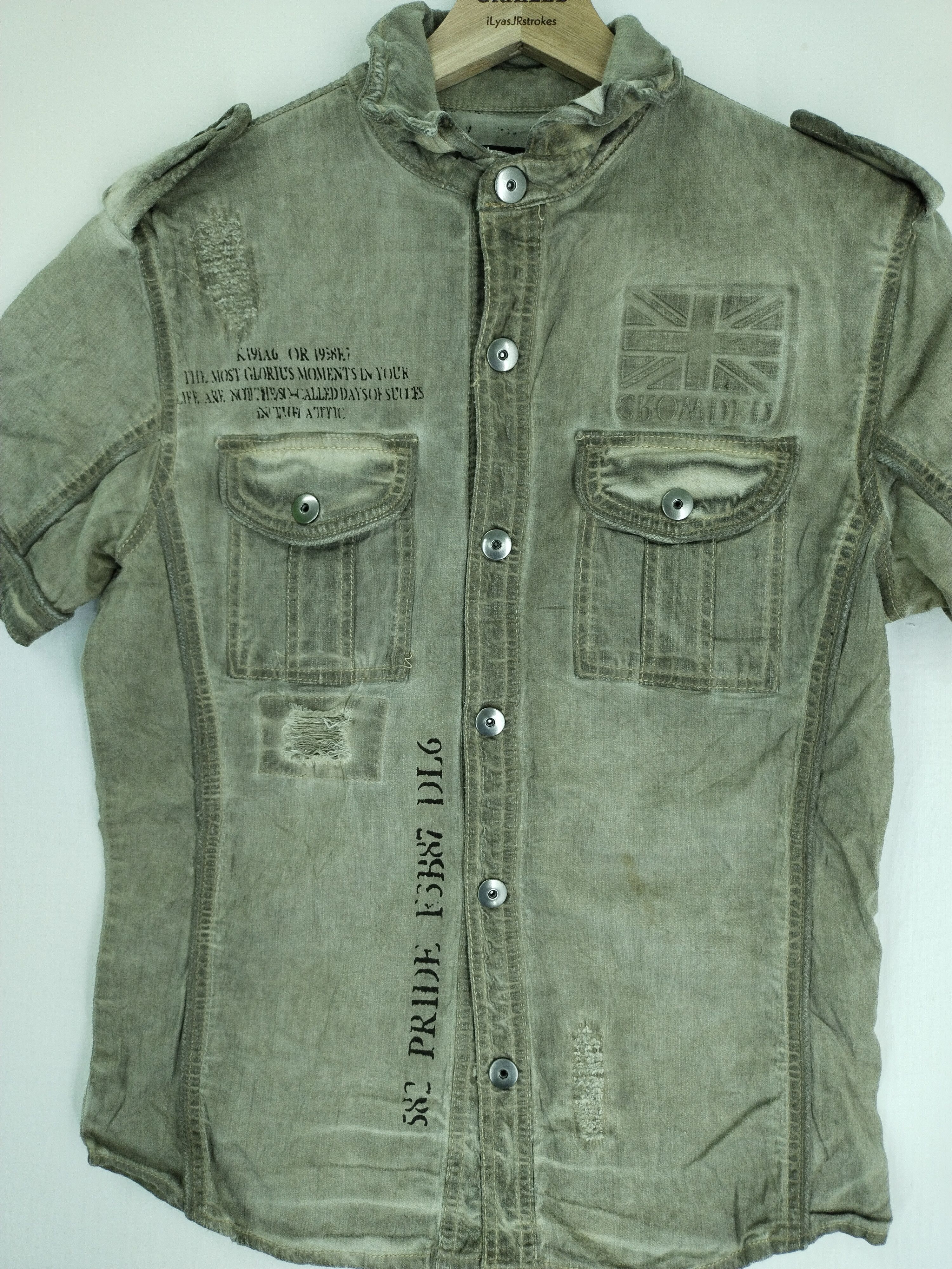 In The Attic VINTAGE IN THE ATTIC PUNK BUTTON SHIRT Size US S / EU 44-46 / 1 - 6 Thumbnail