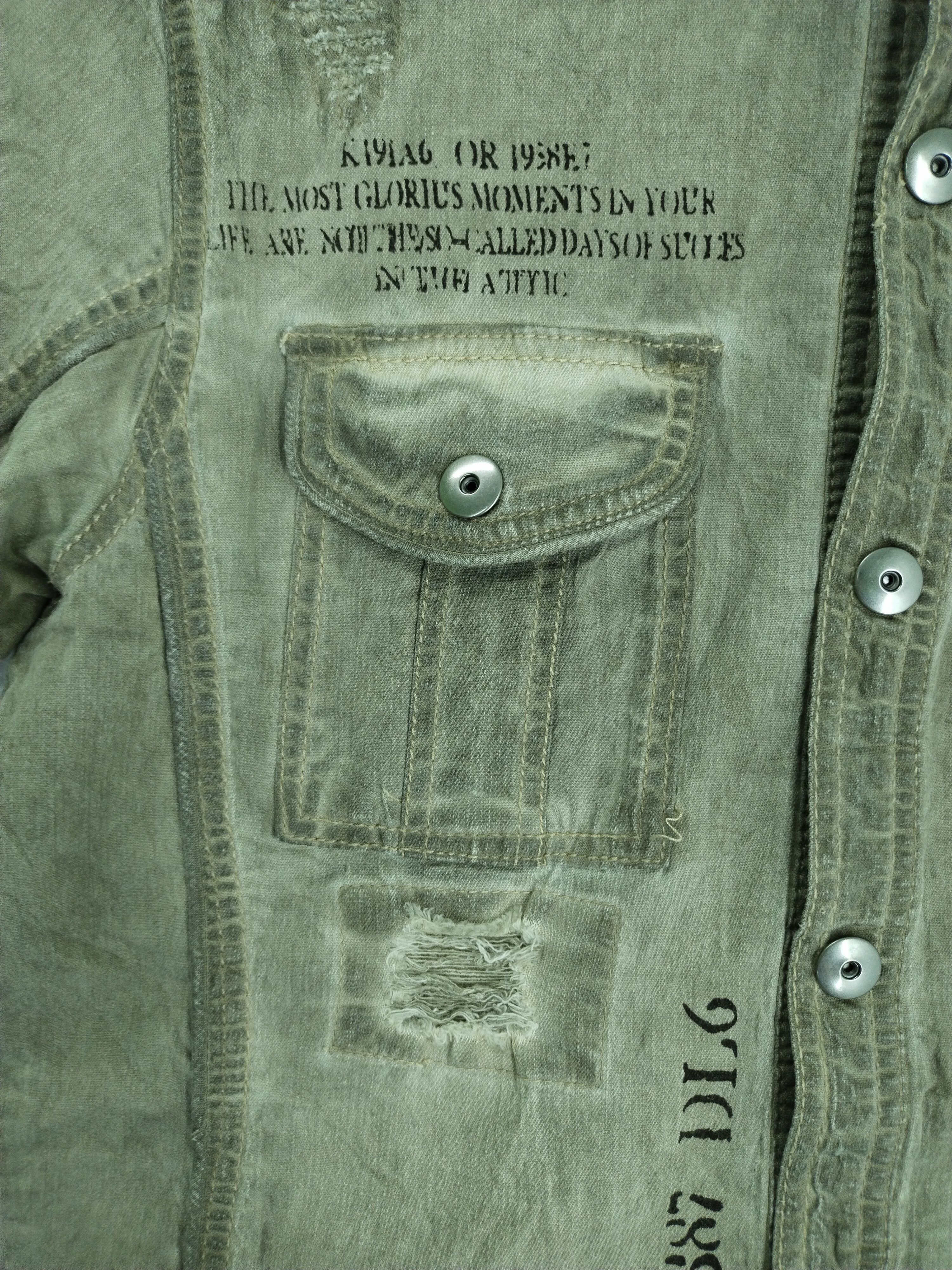 In The Attic VINTAGE IN THE ATTIC PUNK BUTTON SHIRT Size US S / EU 44-46 / 1 - 3 Thumbnail