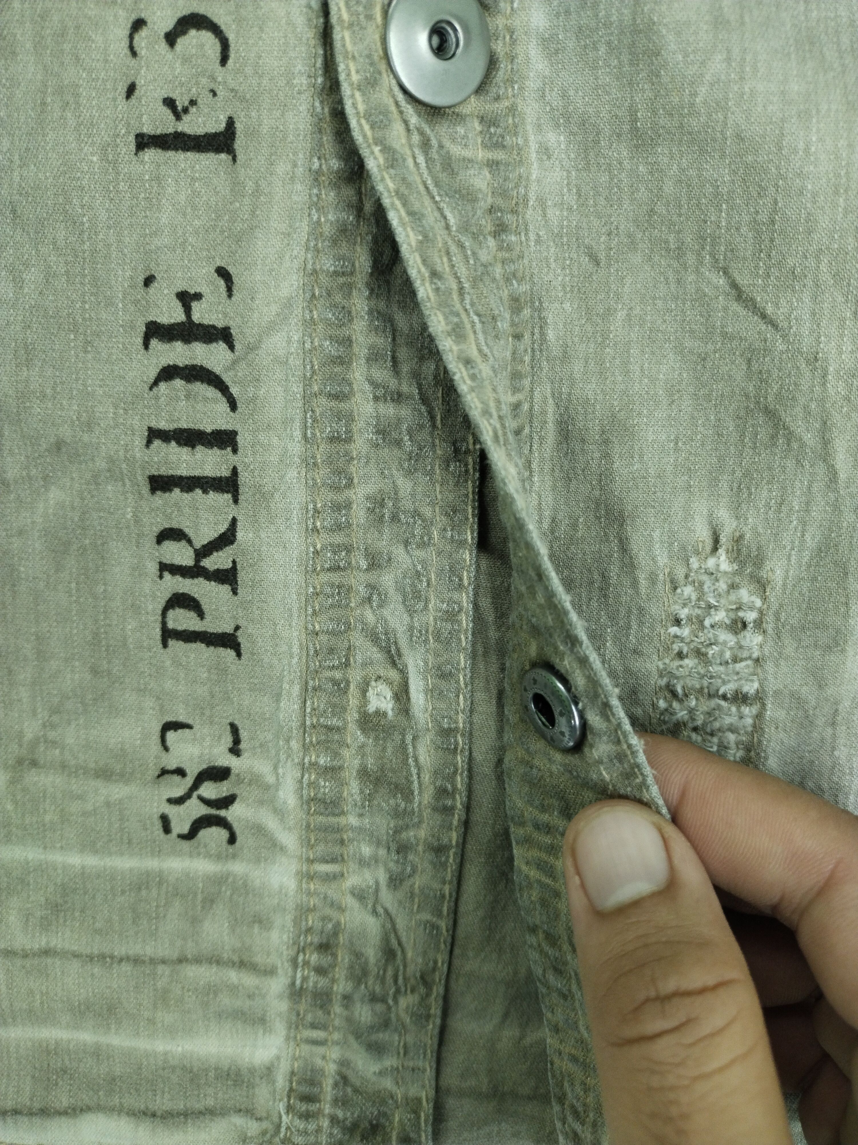 In The Attic VINTAGE IN THE ATTIC PUNK BUTTON SHIRT Size US S / EU 44-46 / 1 - 8 Thumbnail