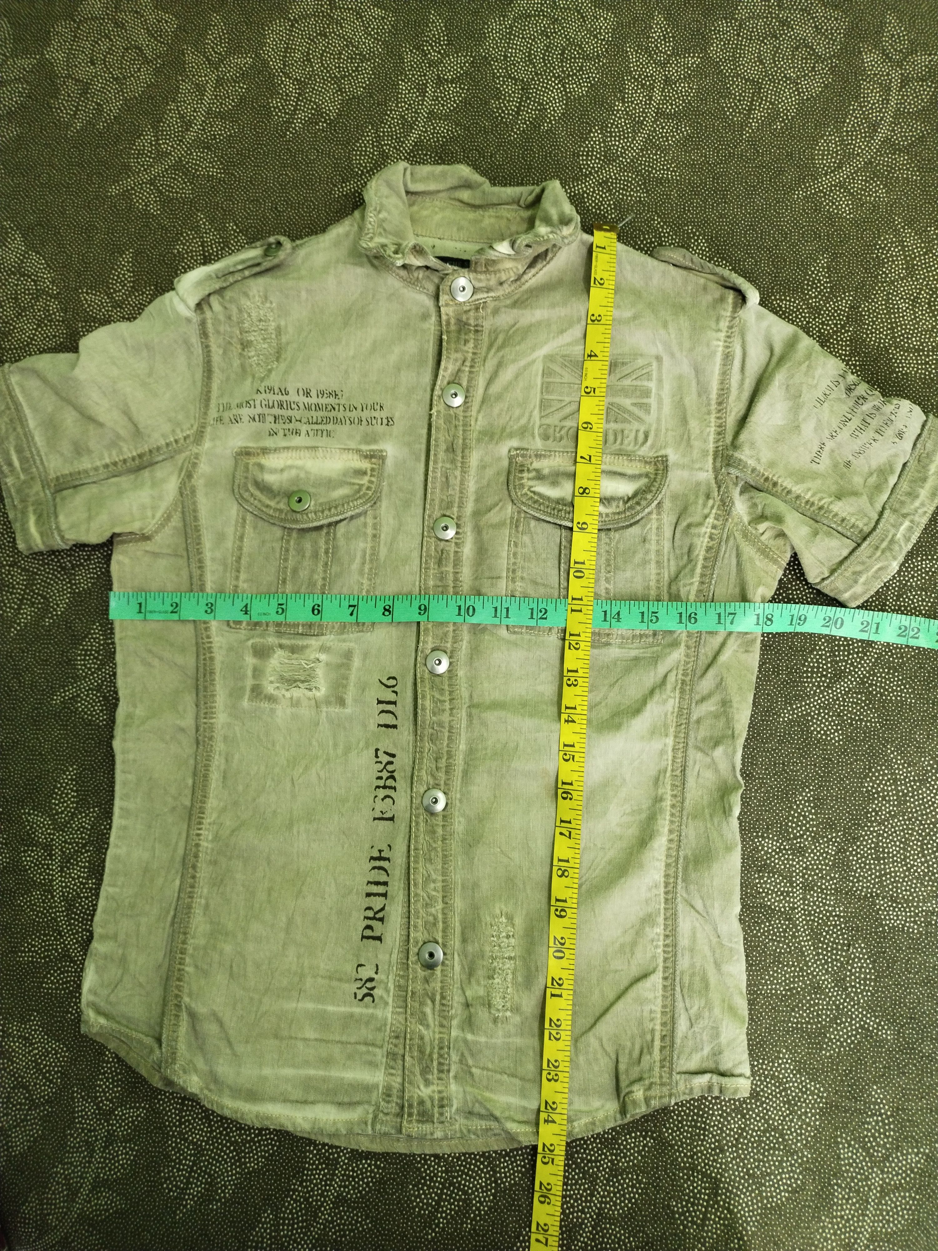 In The Attic VINTAGE IN THE ATTIC PUNK BUTTON SHIRT Size US S / EU 44-46 / 1 - 17 Thumbnail