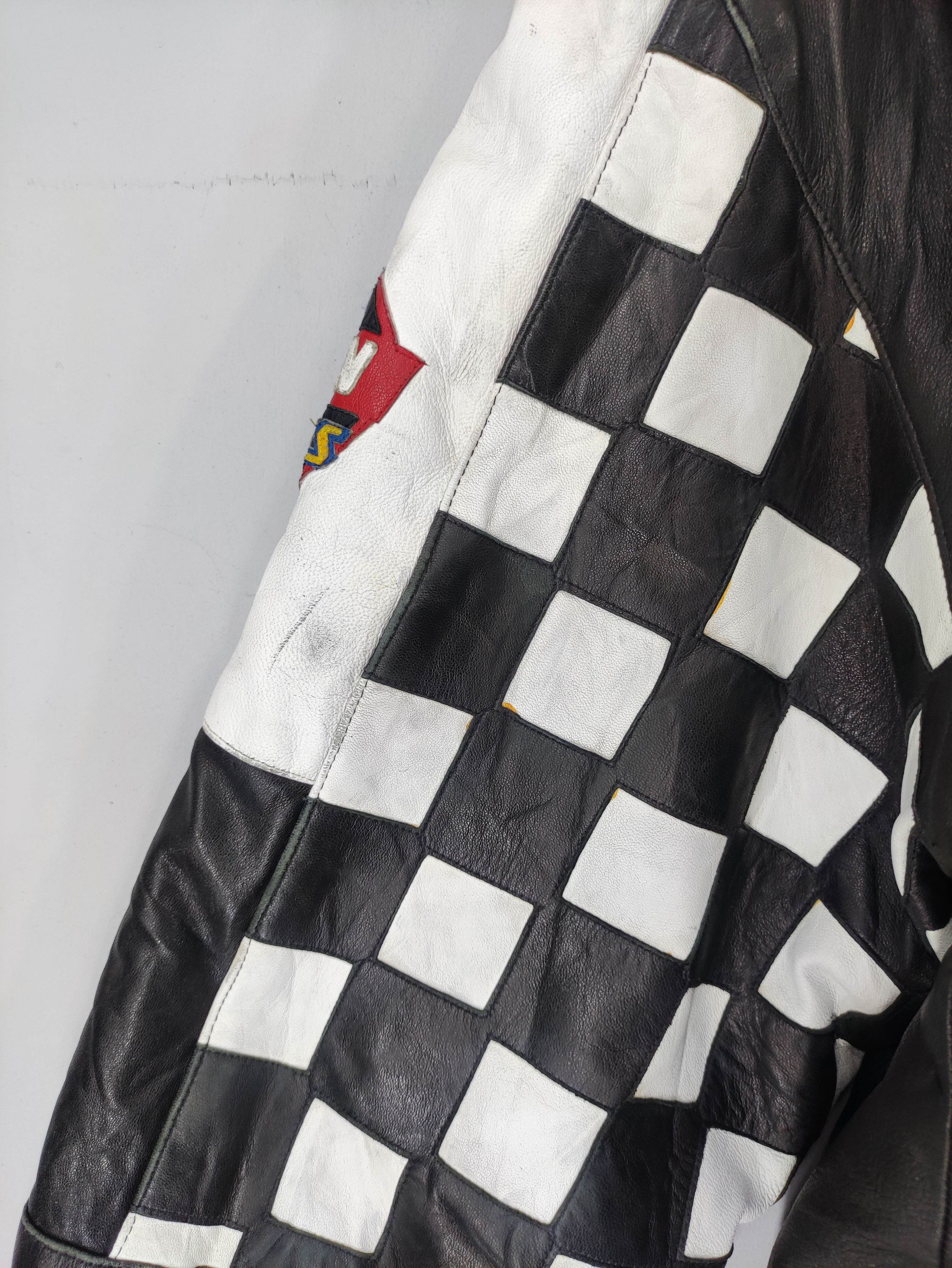 NASCAR Vintage Nascar Leather Jacket Big Logo Size US XL / EU 56 / 4 - 13 Thumbnail