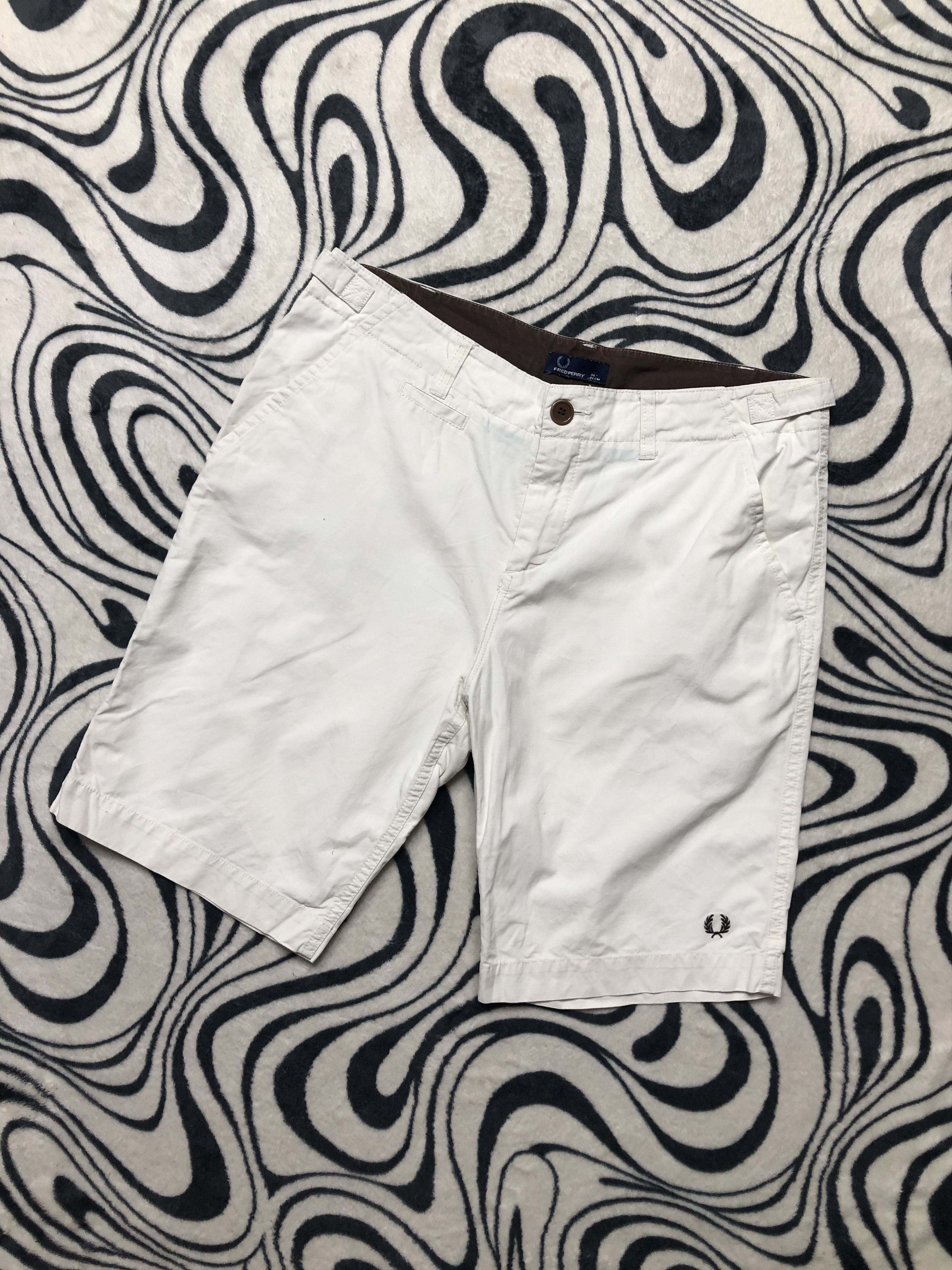 Fred Perry × Vintage Fred Perry Vintage Mens Chino Shorts Size US 36 / EU 52 - 1 Thumbnail
