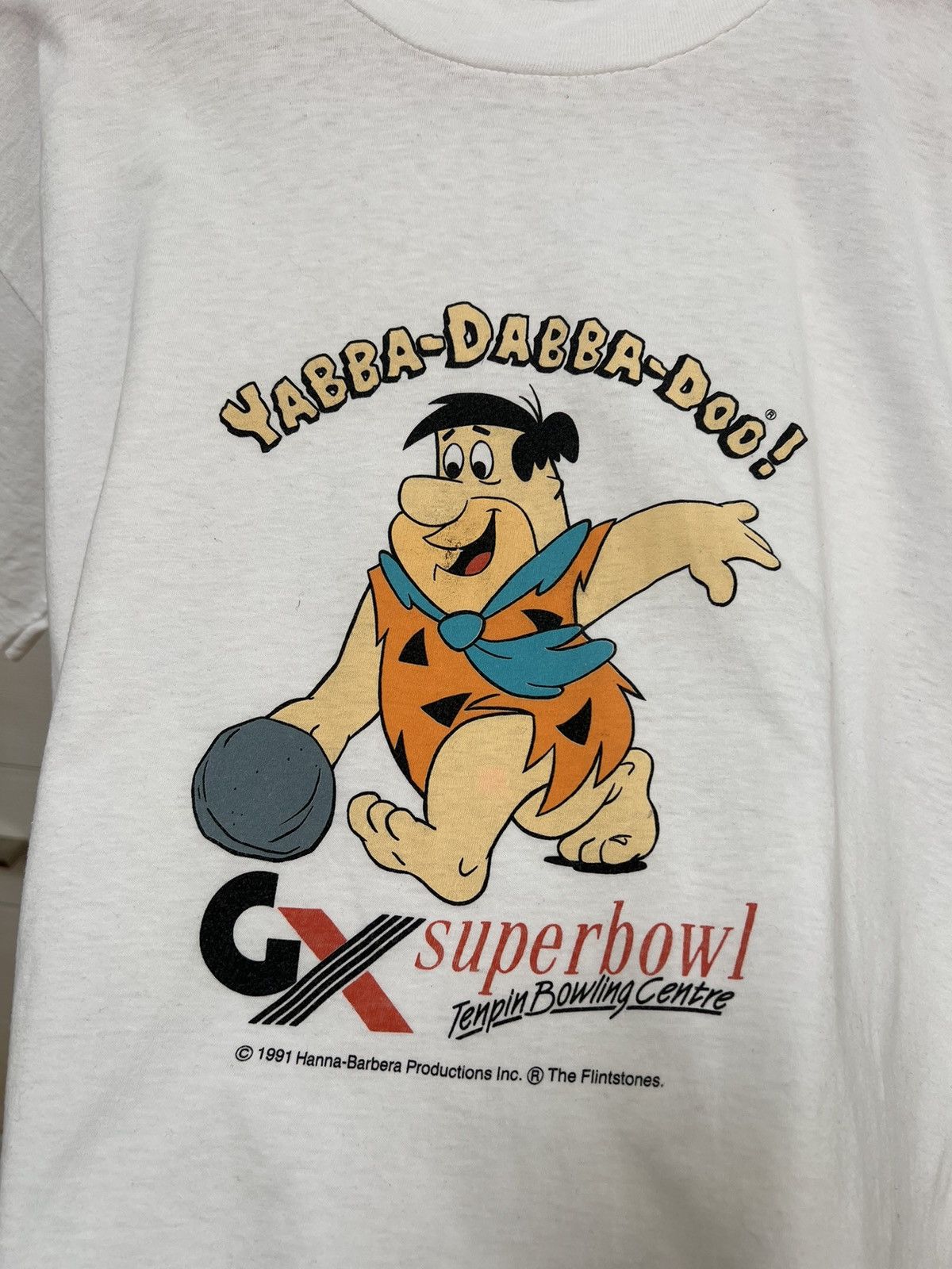 Cartoon Network × Vintage 90s The Flintstones - Yabba Dabba Doo Vintage Tee Shirt Size US L / EU 52-54 / 3 - 2 Thumbnail