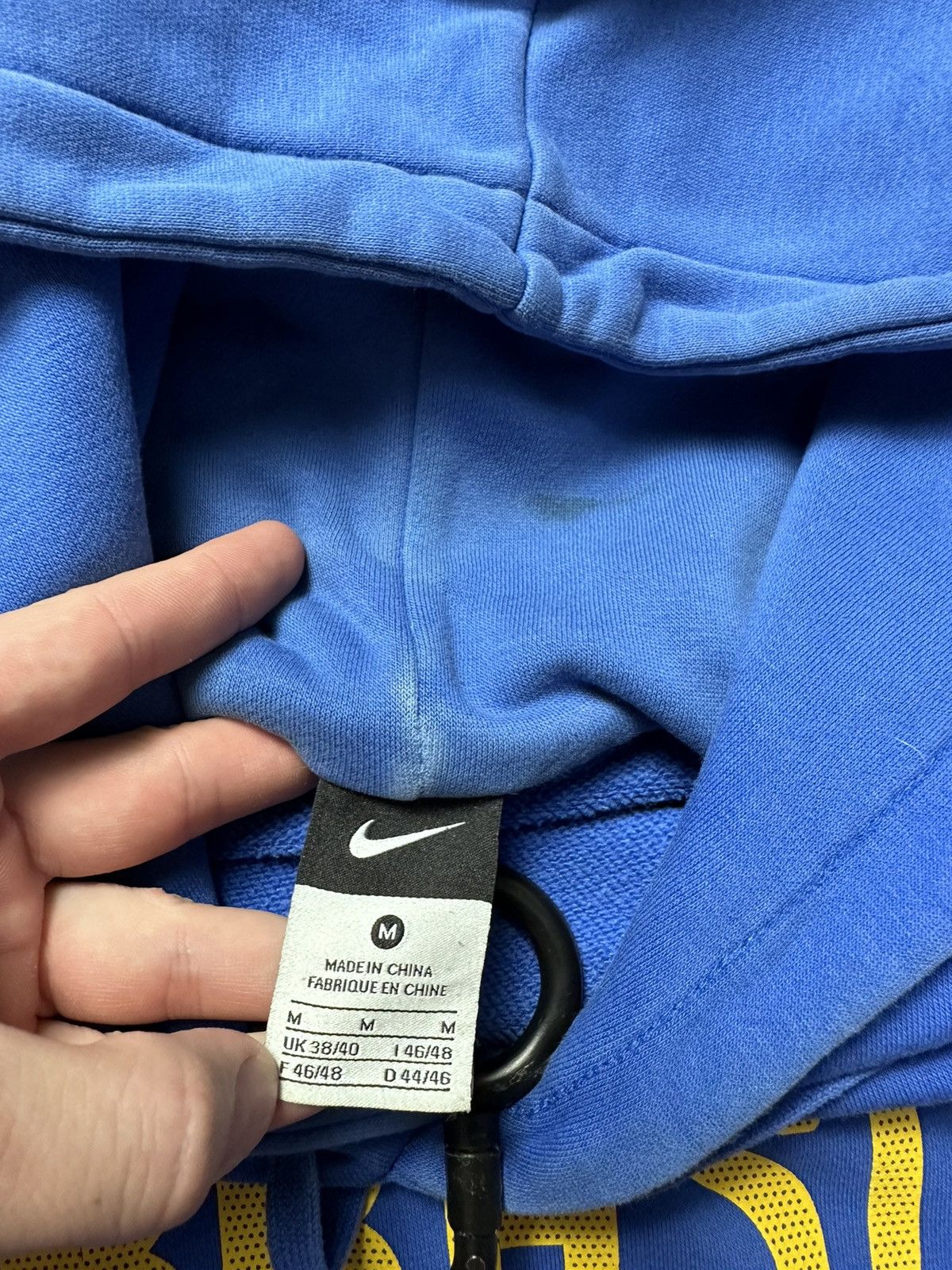 Nike × Vintage Vintage Nike Brasil soccer hoodie Brazil 2010 size M logo Size US M / EU 48-50 / 2 - 6 Thumbnail