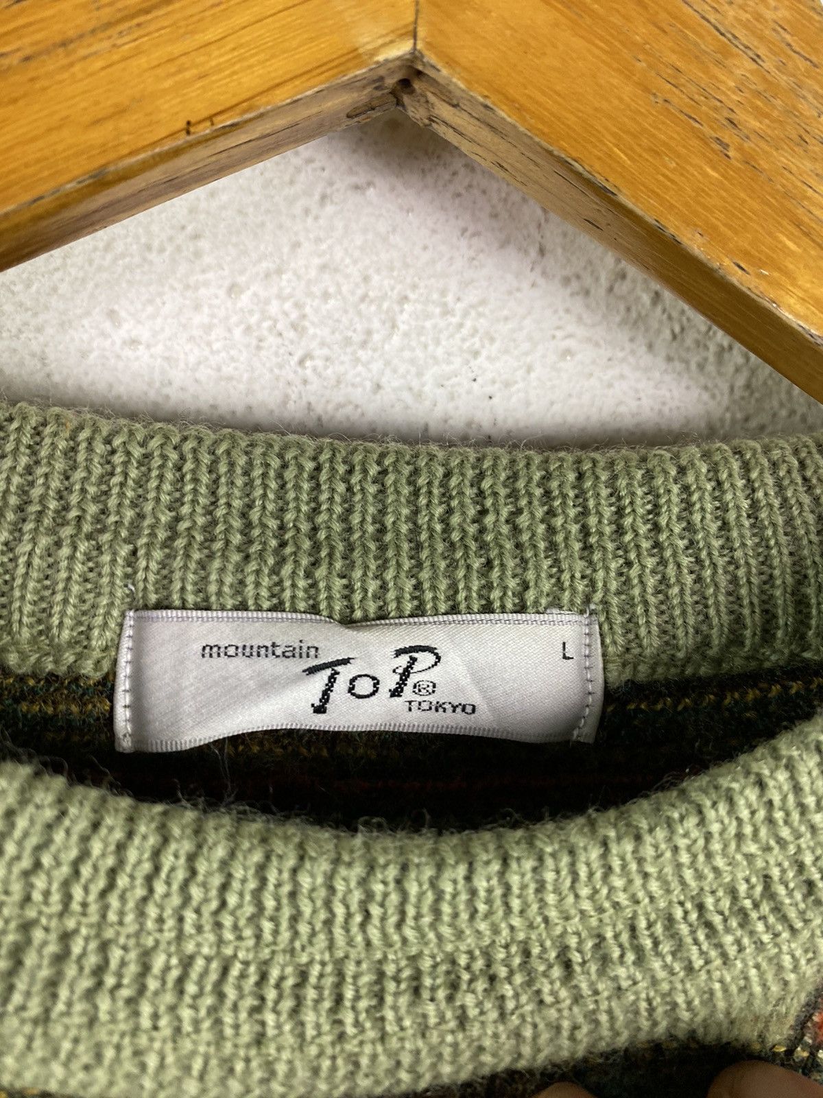 Japanese Brand × Vintage 🔥SALE🔥MOUNTAIN TOP TOKYO KNITED SWEATSHIRT Size US L / EU 52-54 / 3 - 6 Thumbnail
