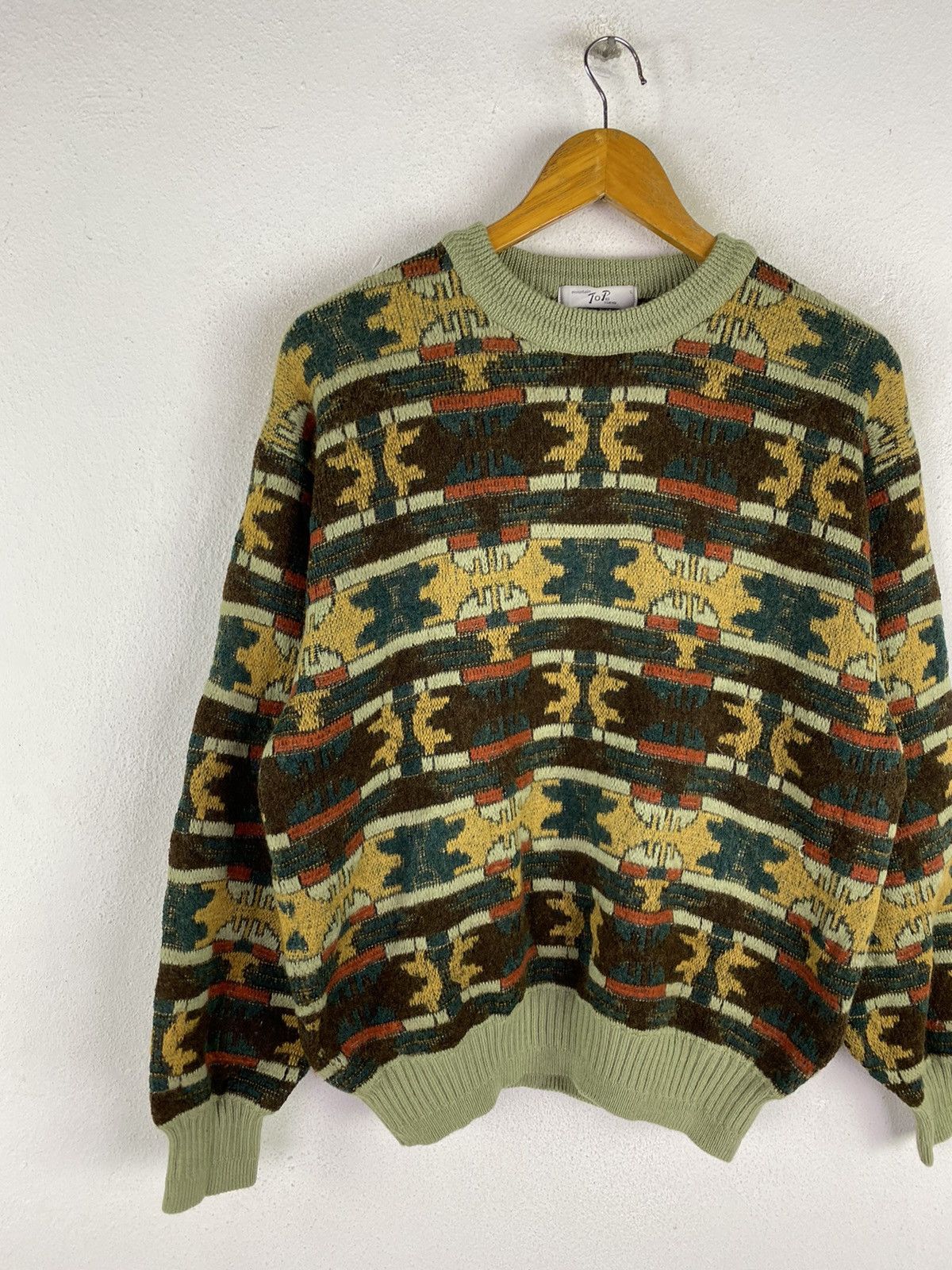 Japanese Brand × Vintage 🔥SALE🔥MOUNTAIN TOP TOKYO KNITED SWEATSHIRT Size US L / EU 52-54 / 3 - 4 Thumbnail