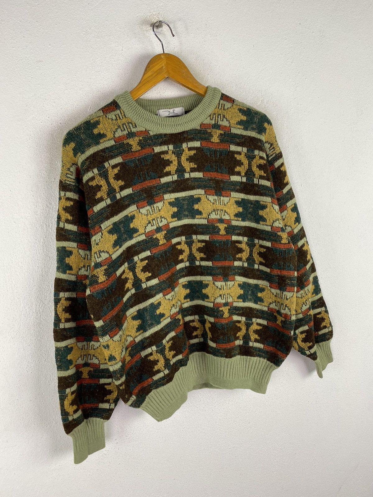 Japanese Brand × Vintage 🔥SALE🔥MOUNTAIN TOP TOKYO KNITED SWEATSHIRT Size US L / EU 52-54 / 3 - 3 Thumbnail