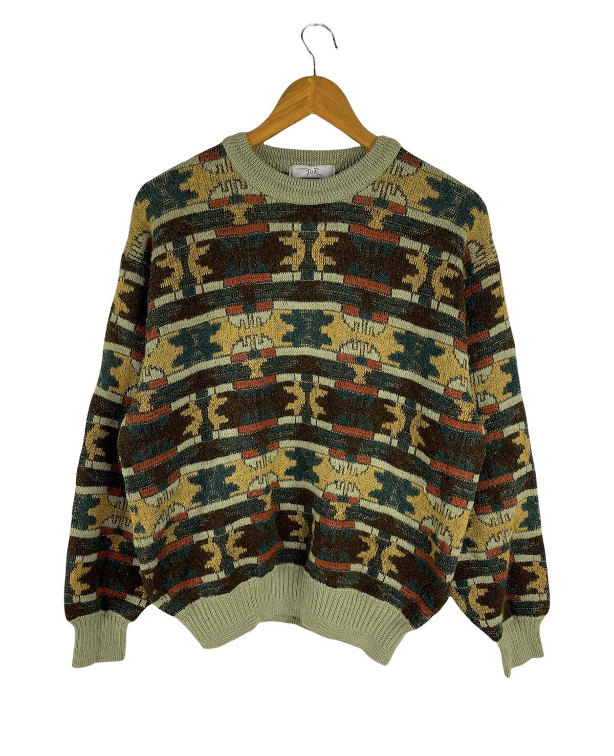Japanese Brand × Vintage 🔥SALE🔥MOUNTAIN TOP TOKYO KNITED SWEATSHIRT Size US L / EU 52-54 / 3 - 1 Thumbnail