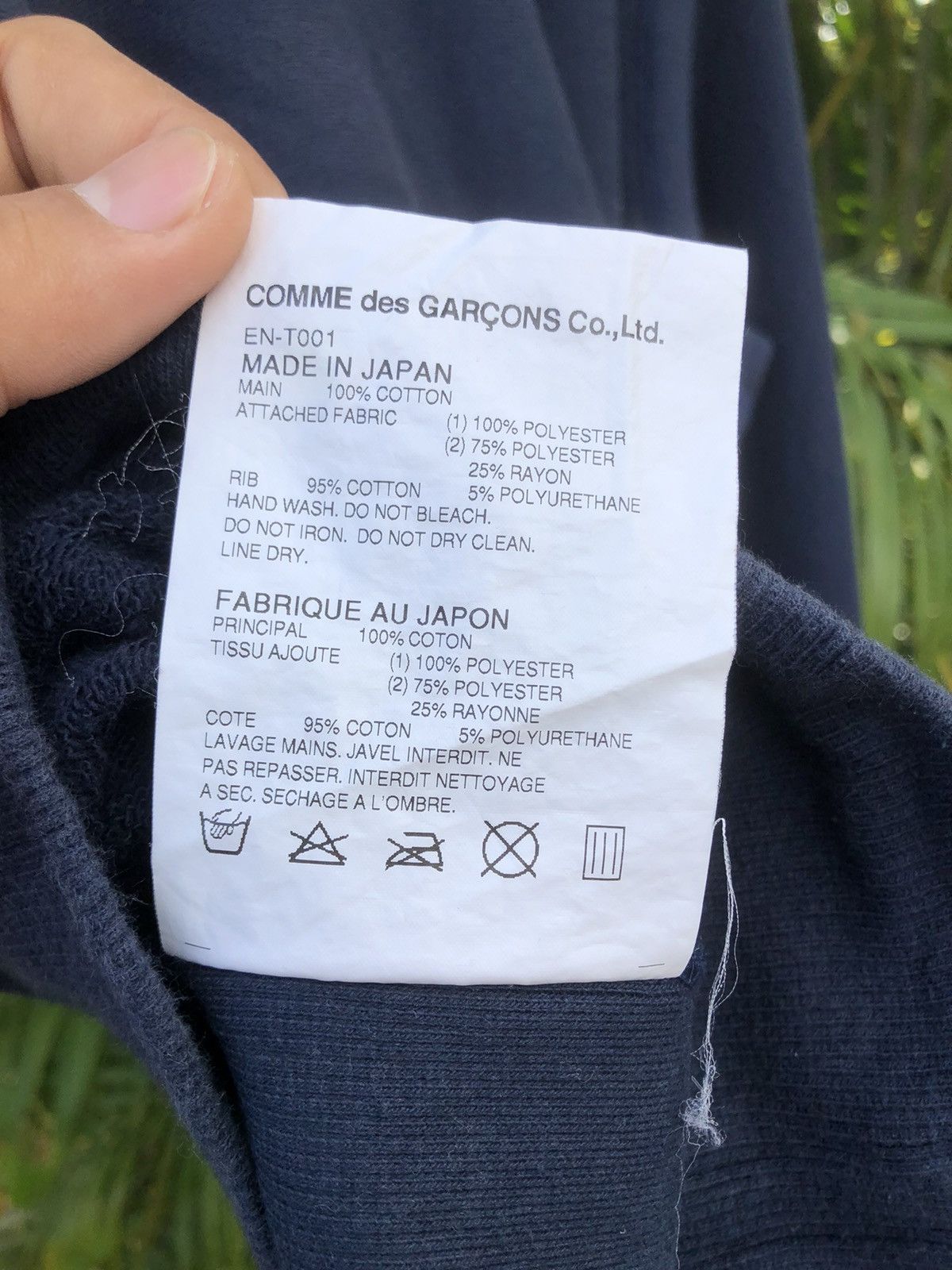 Comme des Garcons SHIRT AW14🔥COMME DES GARCONS✖️GANRYU🔥Wool Raglan SweatShirt L/S Size US S / EU 44-46 / 1 - 7 Thumbnail