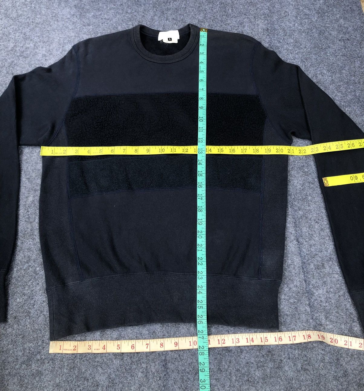 Comme des Garcons SHIRT AW14🔥COMME DES GARCONS✖️GANRYU🔥Wool Raglan SweatShirt L/S Size US S / EU 44-46 / 1 - 8 Thumbnail