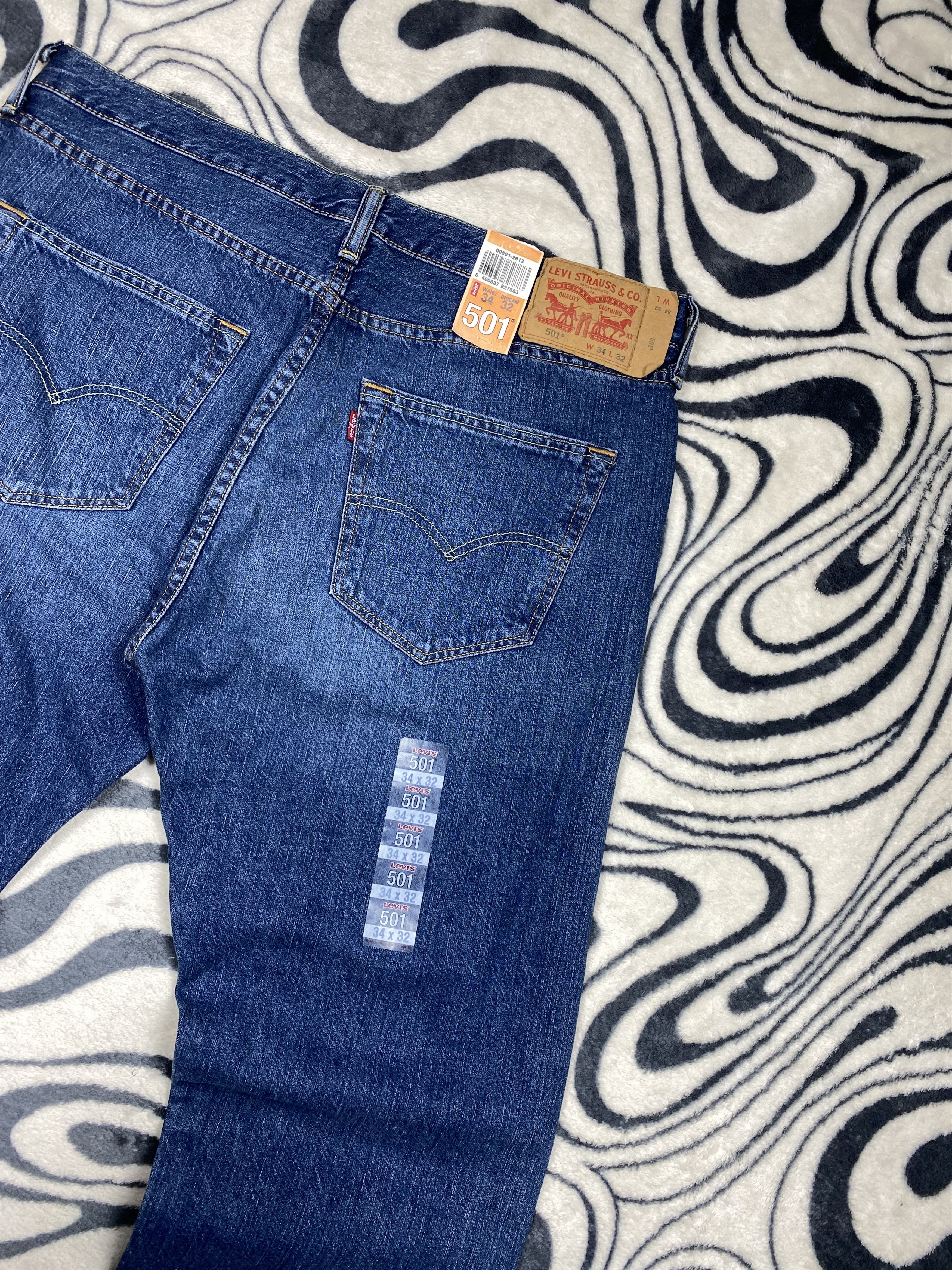 Levi's NEW Levis 501 Vintage Mens Denim Pants Jeans Size US 34 / EU 50 - 2 Thumbnail