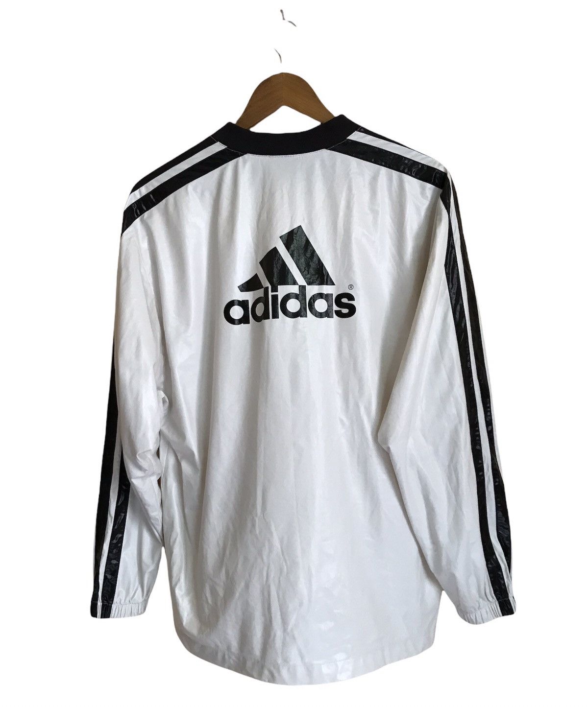 Adidas VINTAGE ADIDAS EQUIDMENT LONG SLEEVE Nylon Size US L / EU 52-54 / 3 - 1 Thumbnail