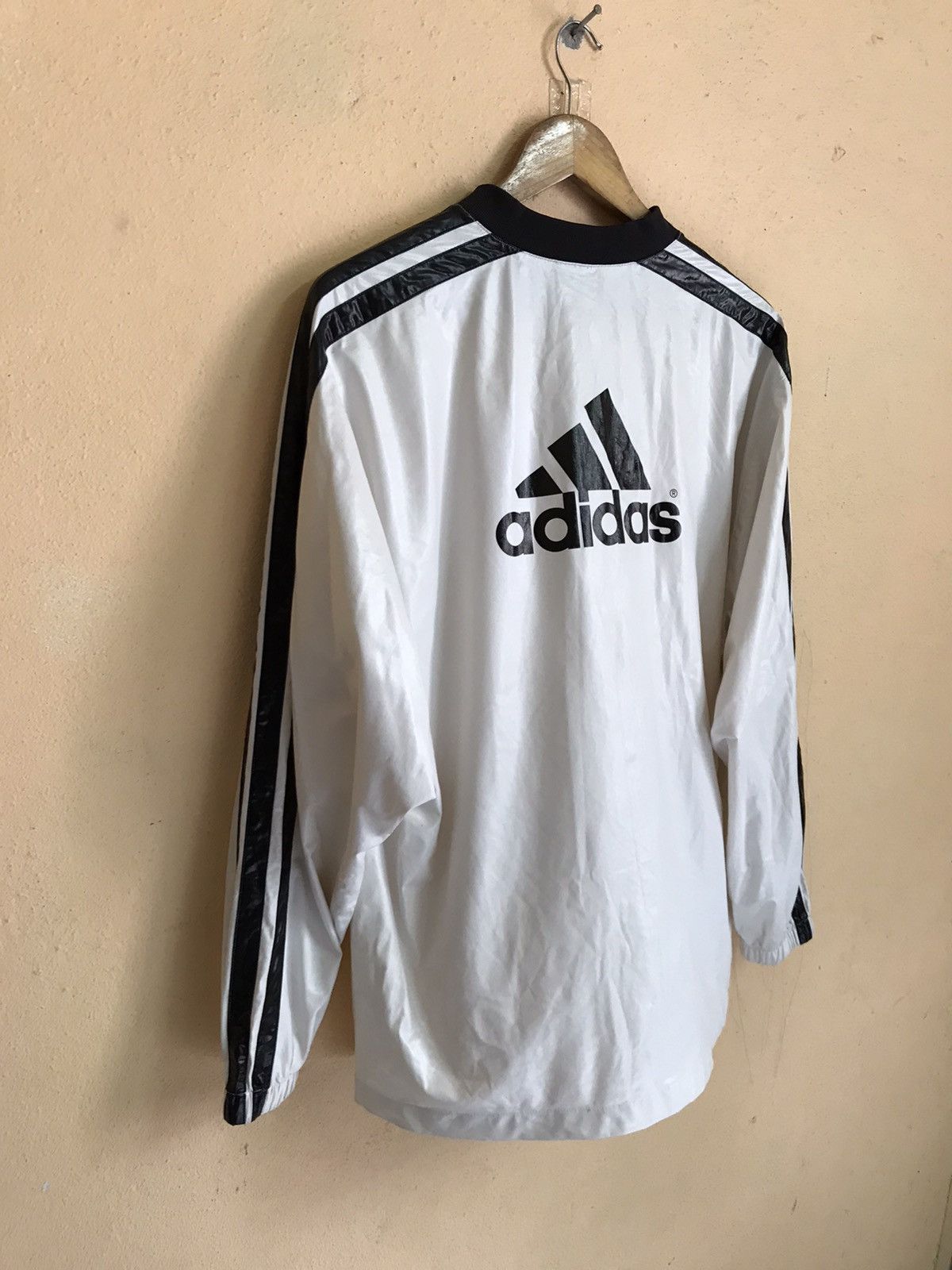 Adidas VINTAGE ADIDAS EQUIDMENT LONG SLEEVE Nylon Size US L / EU 52-54 / 3 - 3 Thumbnail