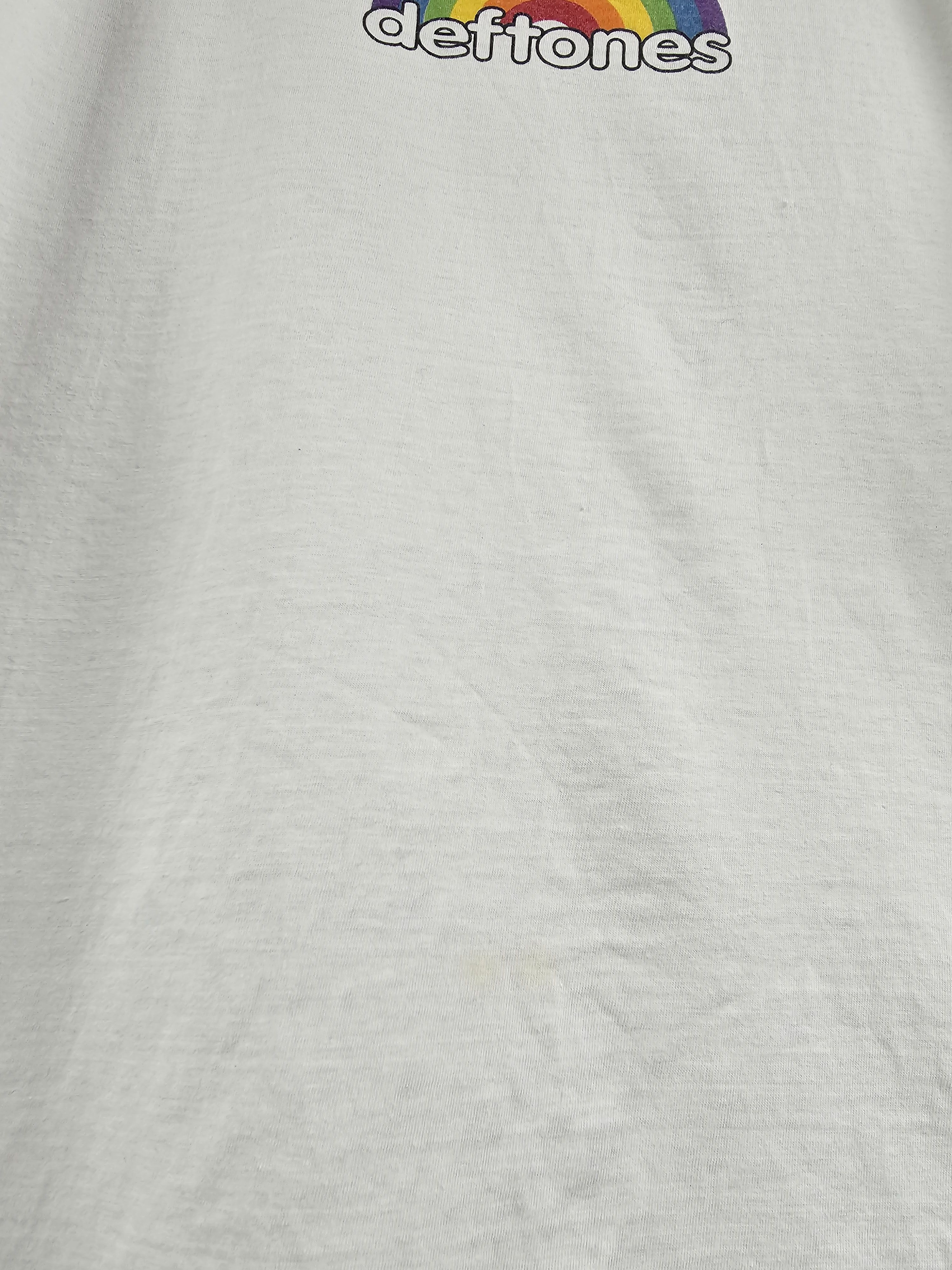 Band Tees × Vintage 1997 Deftones Grail White Rainbow Vintage T Shirt 90's Size US XL / EU 56 / 4 - 6 Thumbnail