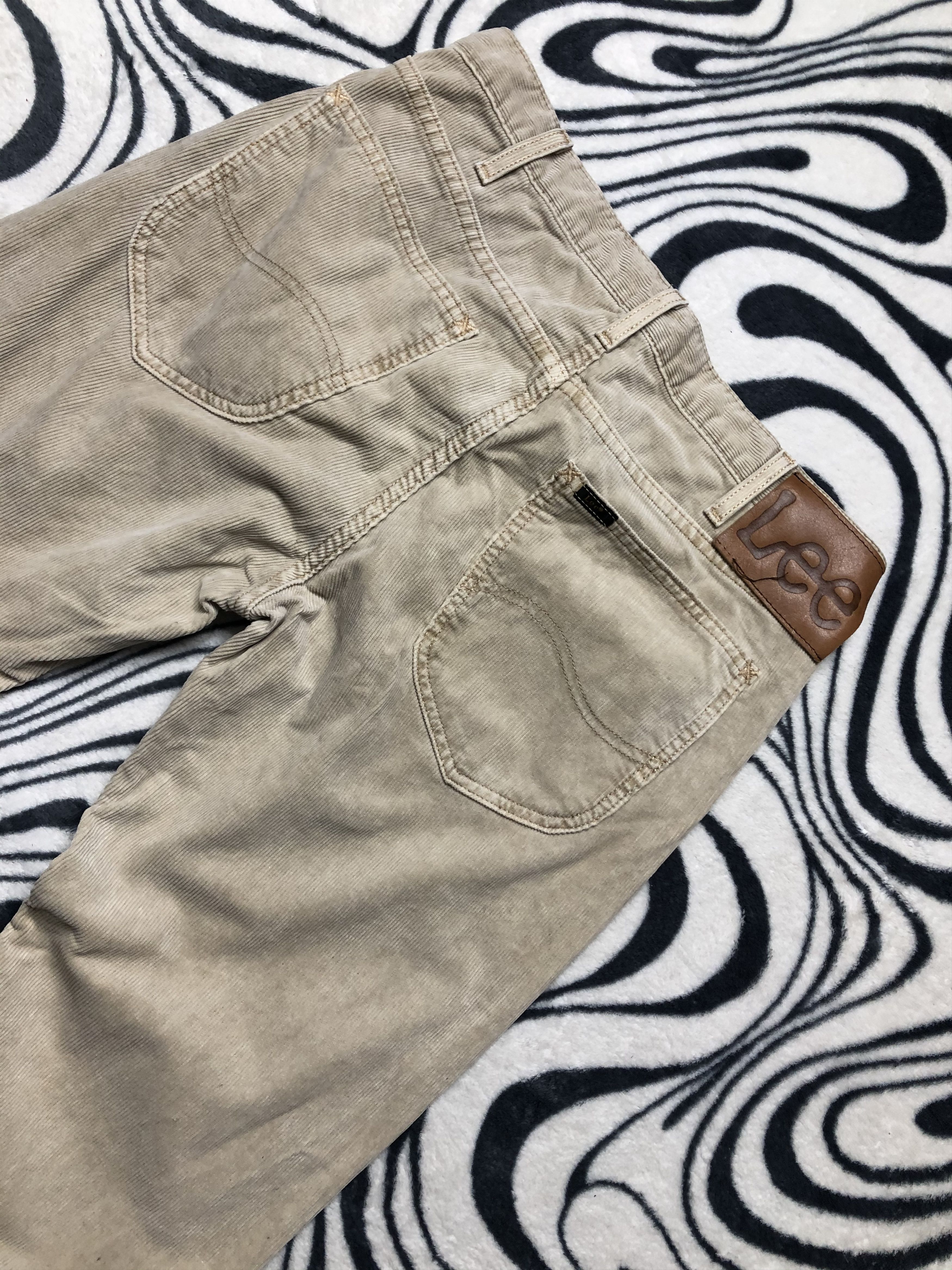Lee Lee Vintage Mens Corduroy Denim Pants Size US 31 - 2 Thumbnail