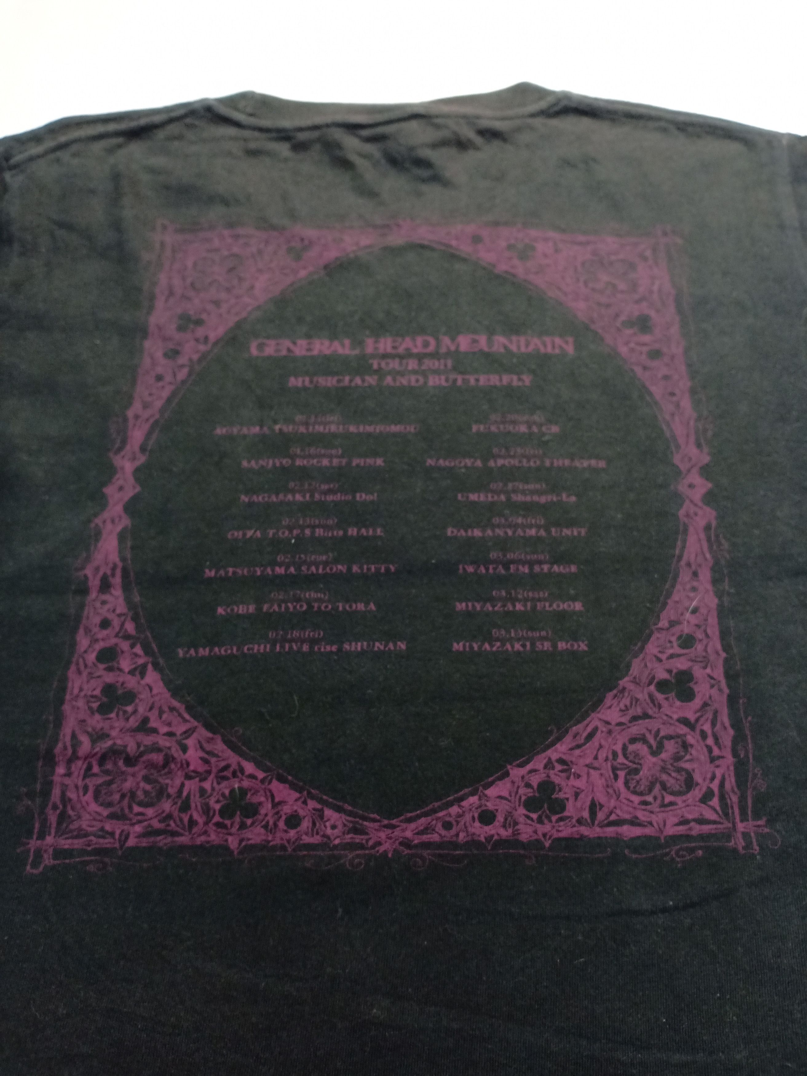 Band Tees General Head Mountain Tower Records Japanese Band Tee Size US S / EU 44-46 / 1 - 8 Thumbnail