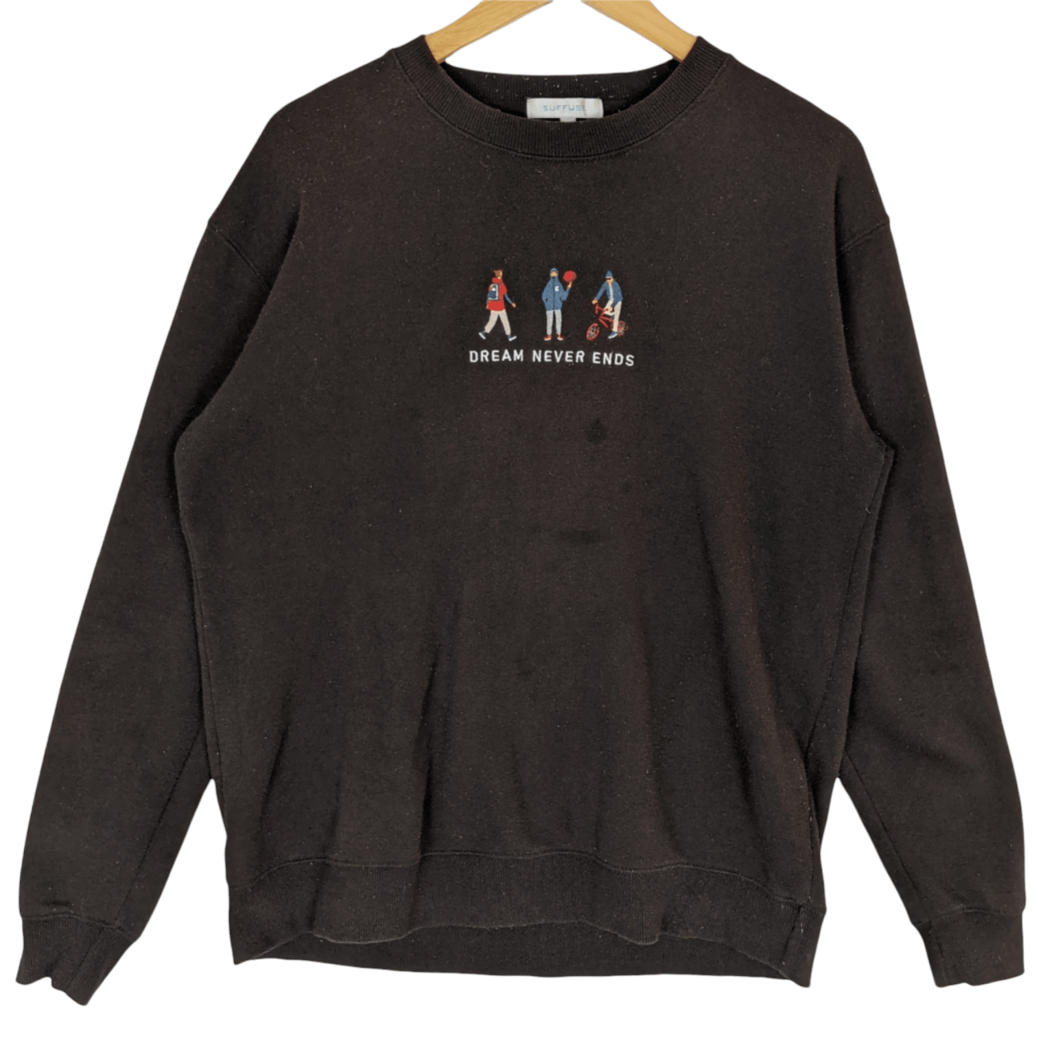 Japanese Brand Japan SUFFUS Dream Never End Jumper Sweatshirt Size US L / EU 52-54 / 3 - 2 Thumbnail
