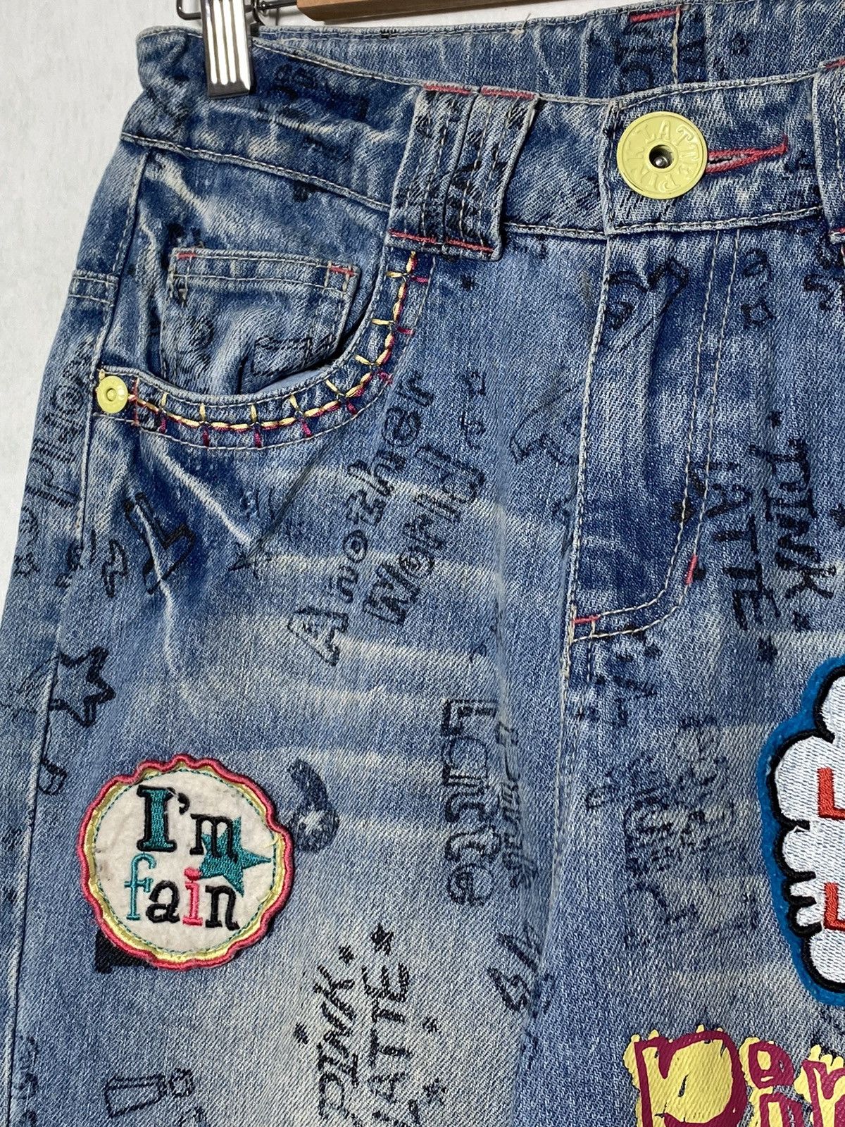 Japanese Brand Vintage Pinklatte Printed BondageTactical Pants / Hysteric Size US 27 - 5 Thumbnail
