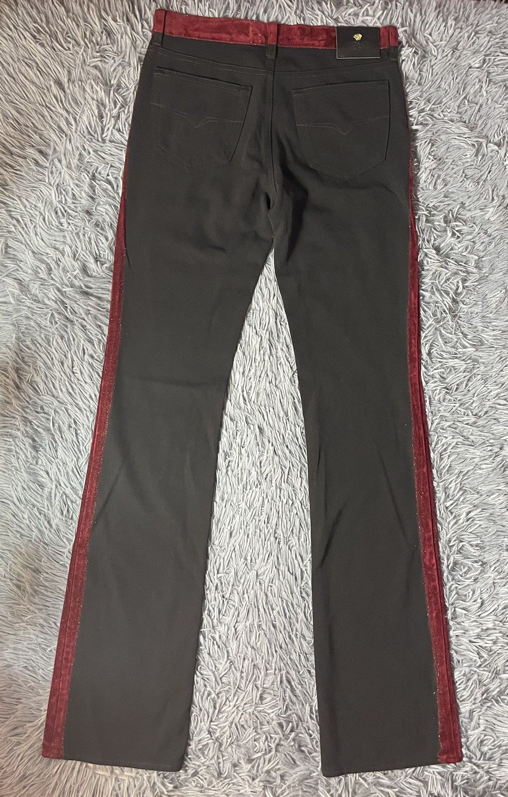 Versace × Versace Jeans Couture Versace 00s vintage avant Garde palazzo pants Size 28" / US 6 / IT 42 - 11 Thumbnail