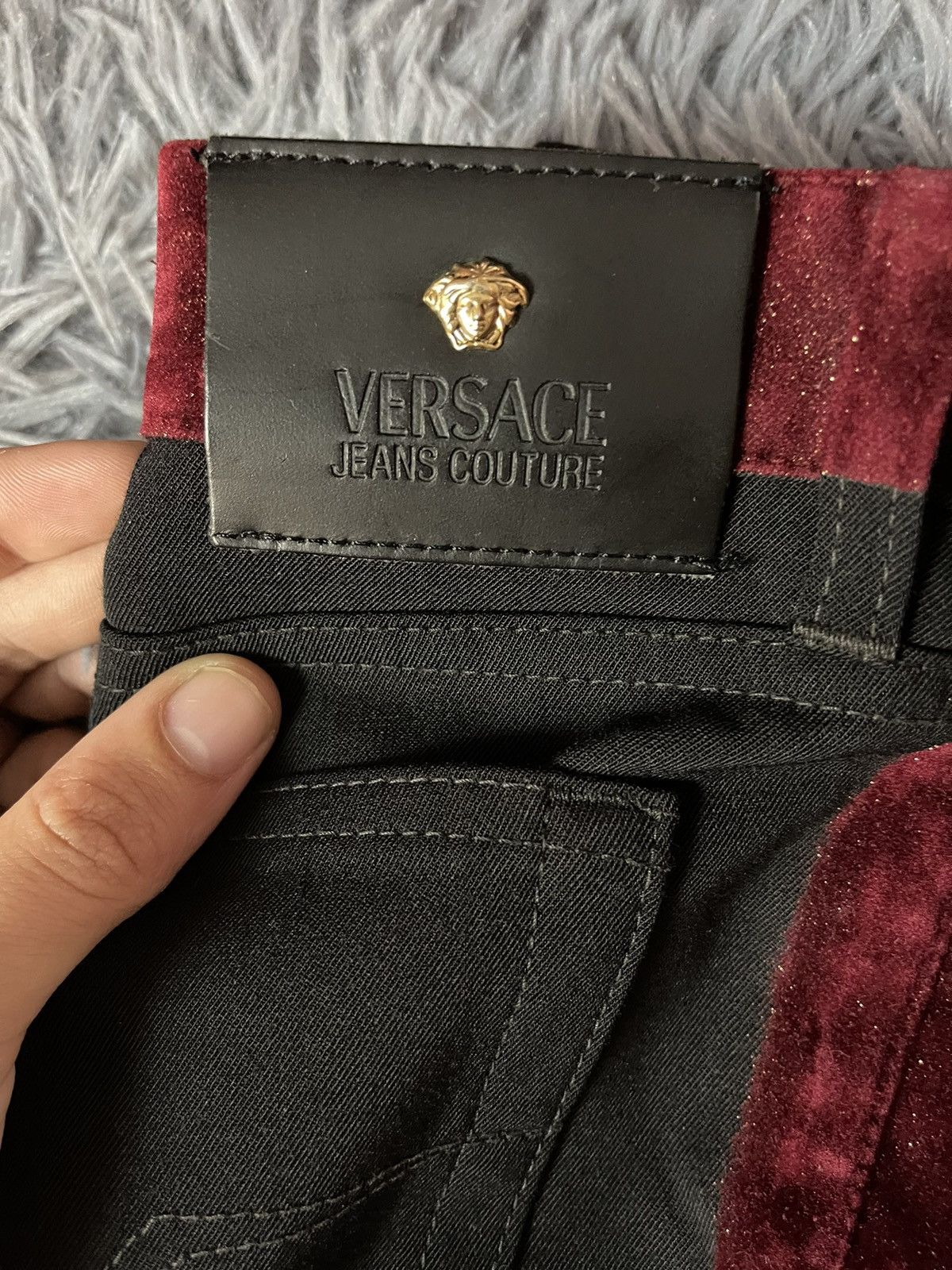 Versace × Versace Jeans Couture Versace 00s vintage avant Garde palazzo pants Size 28" / US 6 / IT 42 - 12 Thumbnail