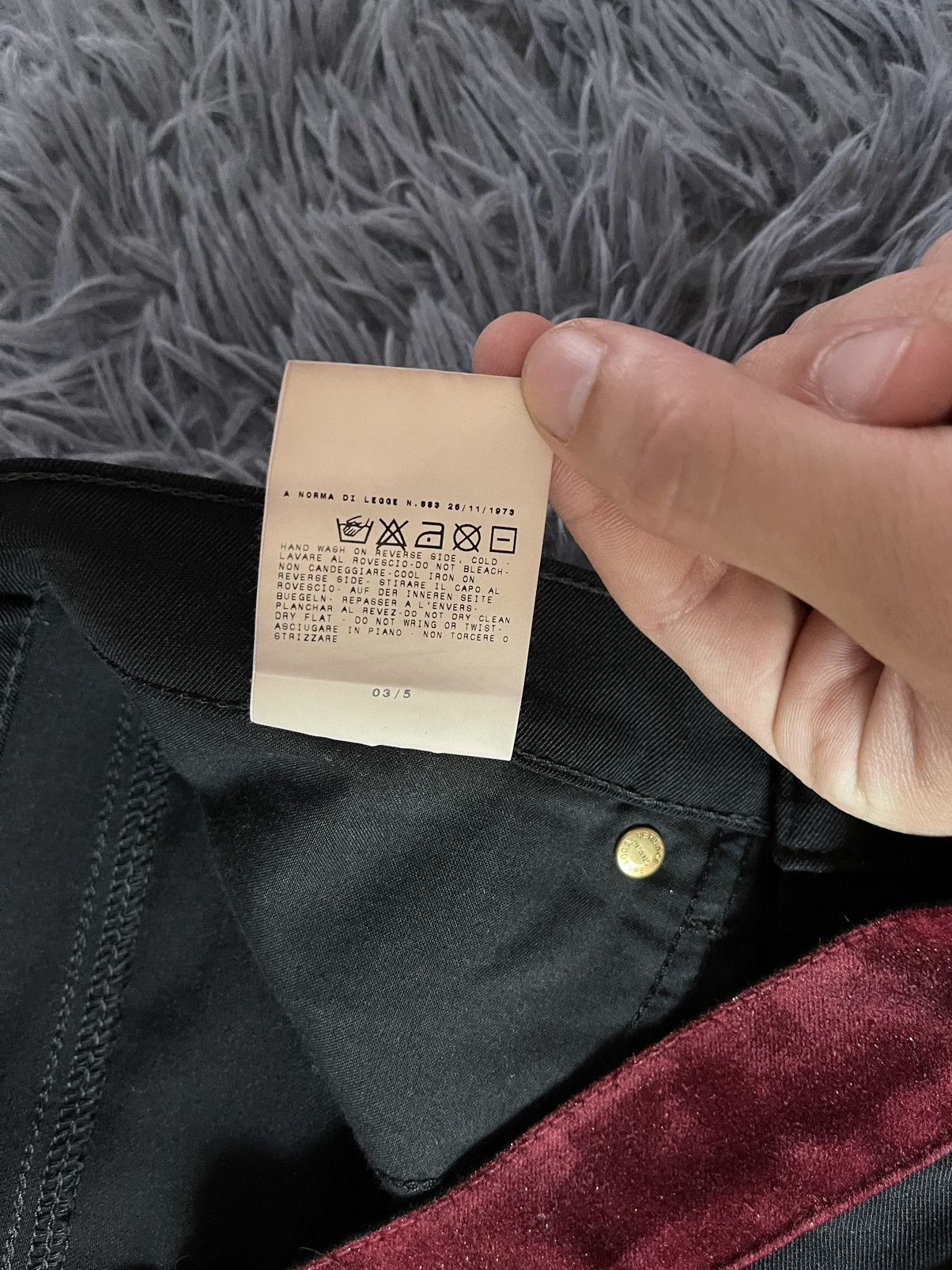 Versace × Versace Jeans Couture Versace 00s vintage avant Garde palazzo pants Size 28" / US 6 / IT 42 - 9 Thumbnail