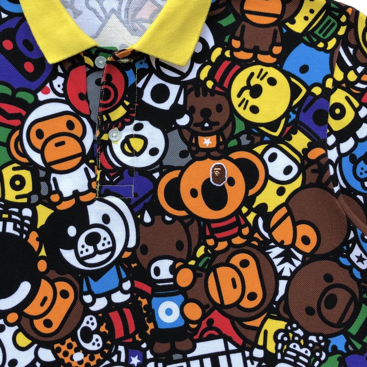 Bape 🔥OG A Bathing ApeBaby Milo Animal Safari Polo Shirt Size US M / EU 48-50 / 2 - 7 Thumbnail