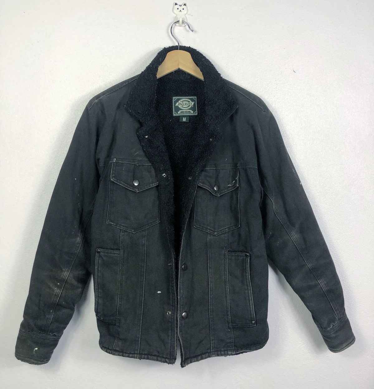 Rare Vintage Dickies Denim Fur Jacket