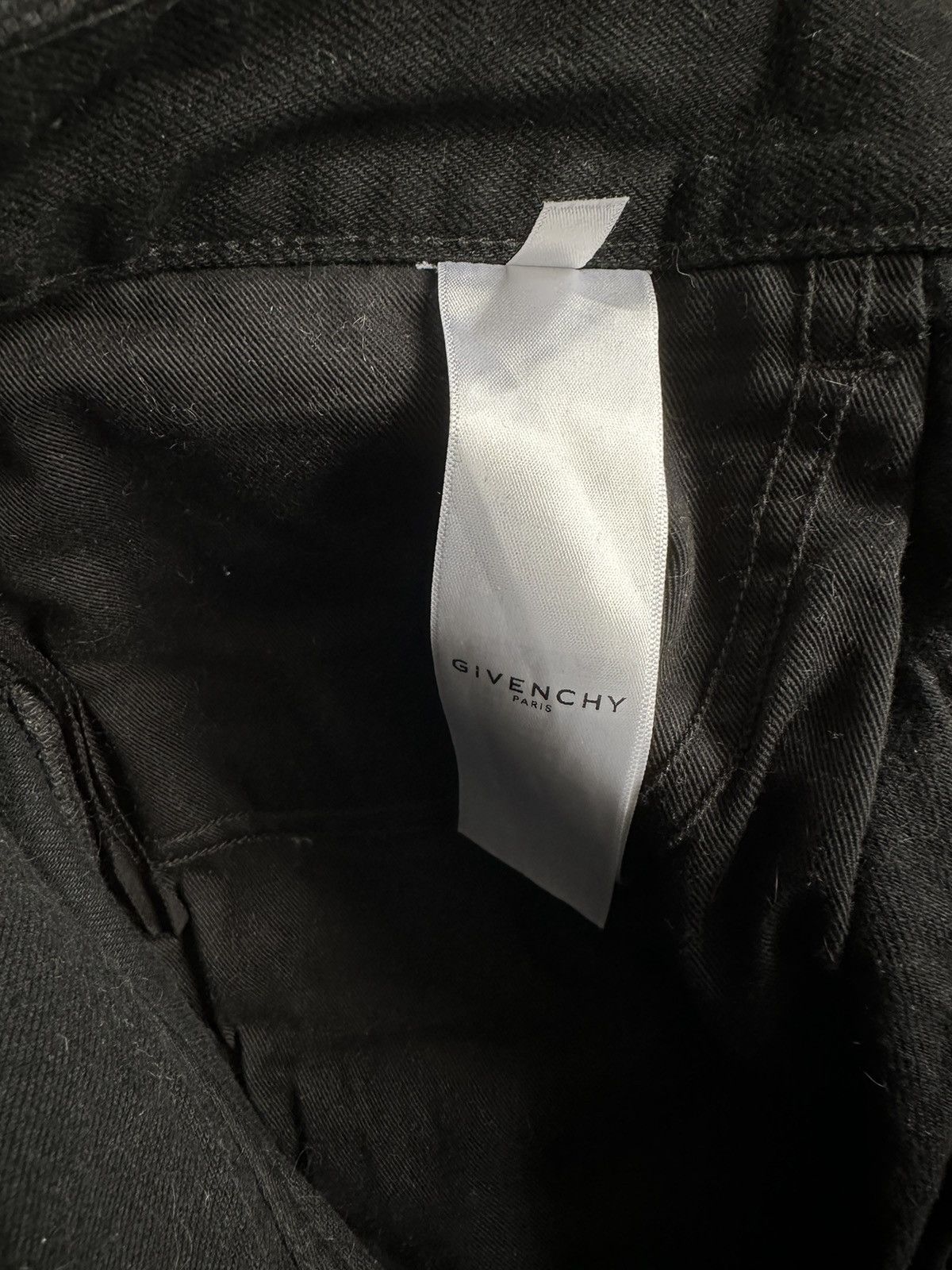 Givenchy Givenchy Black Painted Jeans 34 (Used) Size US 34 / EU 50 - 7 Thumbnail