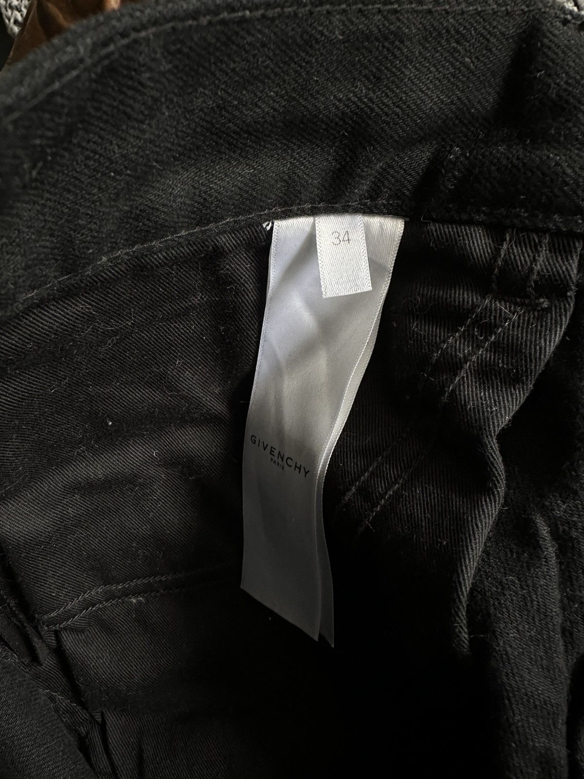 Givenchy Givenchy Black Painted Jeans 34 (Used) Size US 34 / EU 50 - 6 Thumbnail