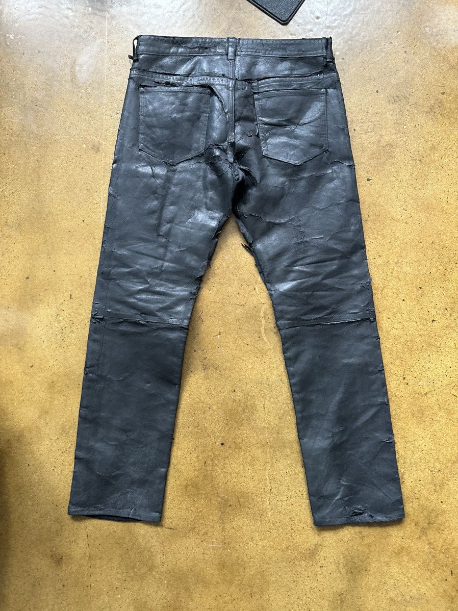 Givenchy Givenchy Black Painted Jeans 34 (Used) Size US 34 / EU 50 - 4 Thumbnail