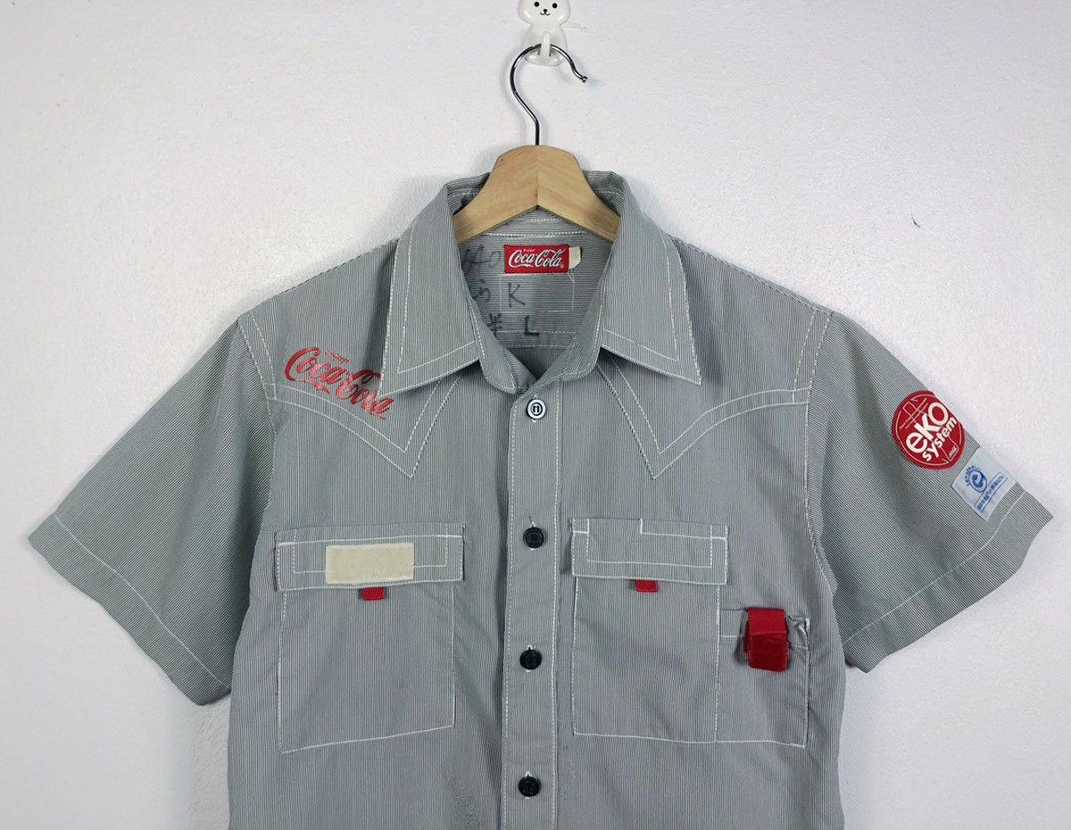Coca Cola Rare Vintage Coca Cola Button Shirts Size US M / EU 48-50 / 2 - 2 Thumbnail