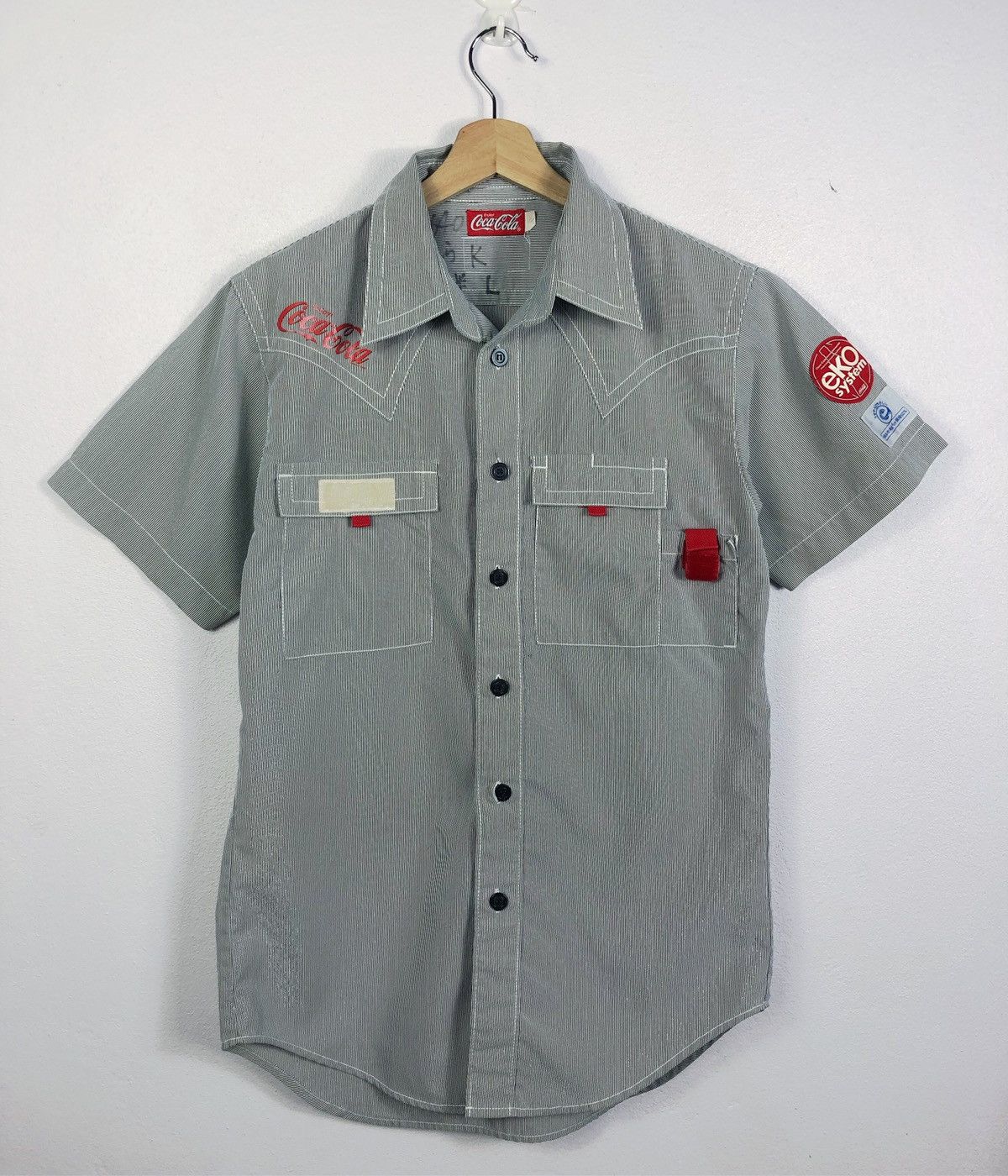 Coca Cola Rare Vintage Coca Cola Button Shirts Size US M / EU 48-50 / 2 - 1 Thumbnail