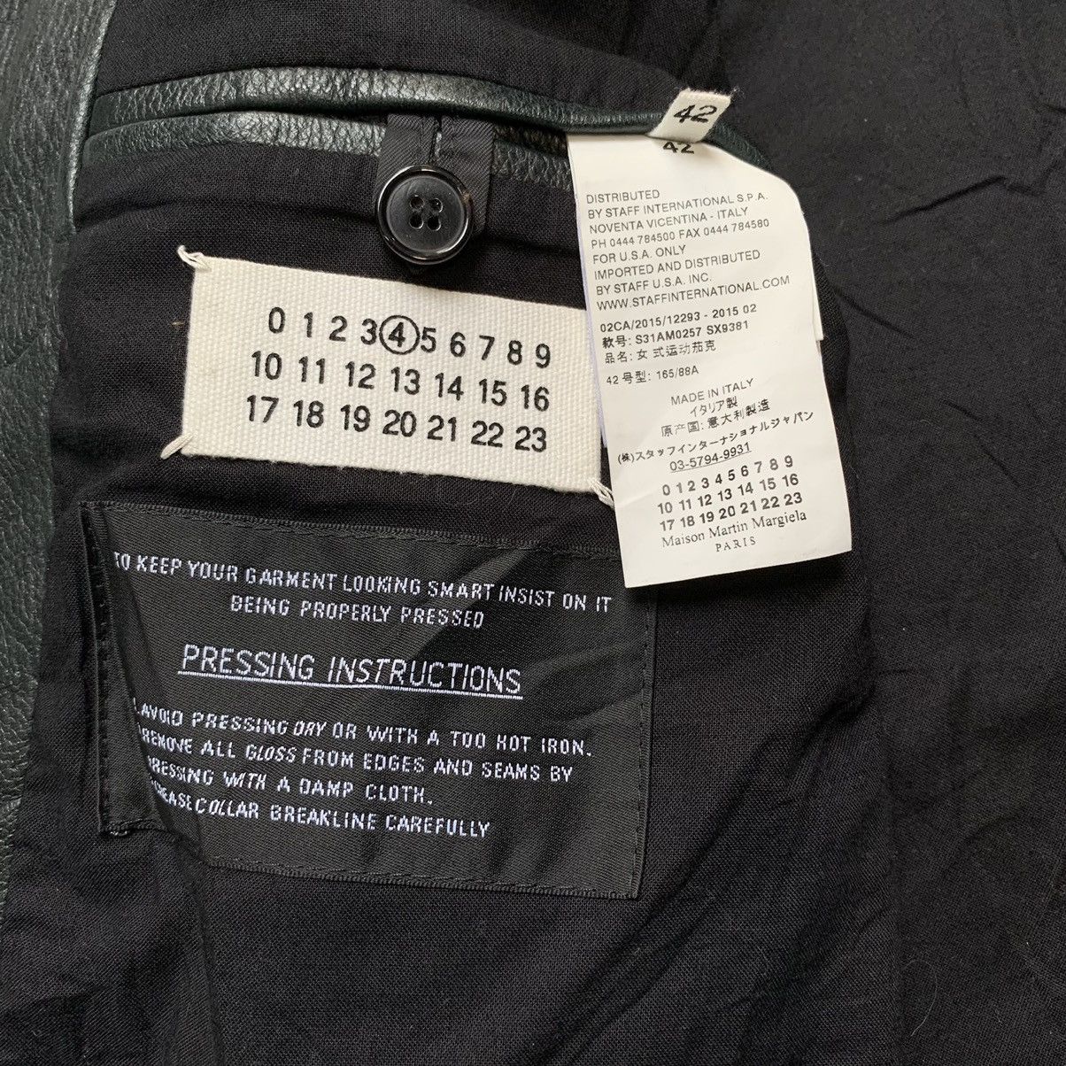 Maison Margiela Maison margiela 5 zip leather jacket Size US S / EU 44-46 / 1 - 10 Thumbnail