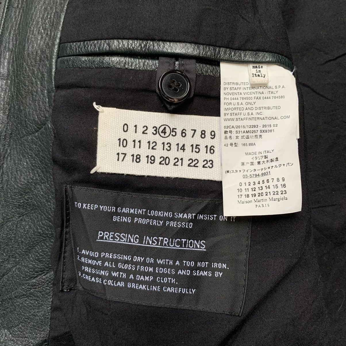 Maison Margiela Maison margiela 5 zip leather jacket Size US S / EU 44-46 / 1 - 9 Thumbnail