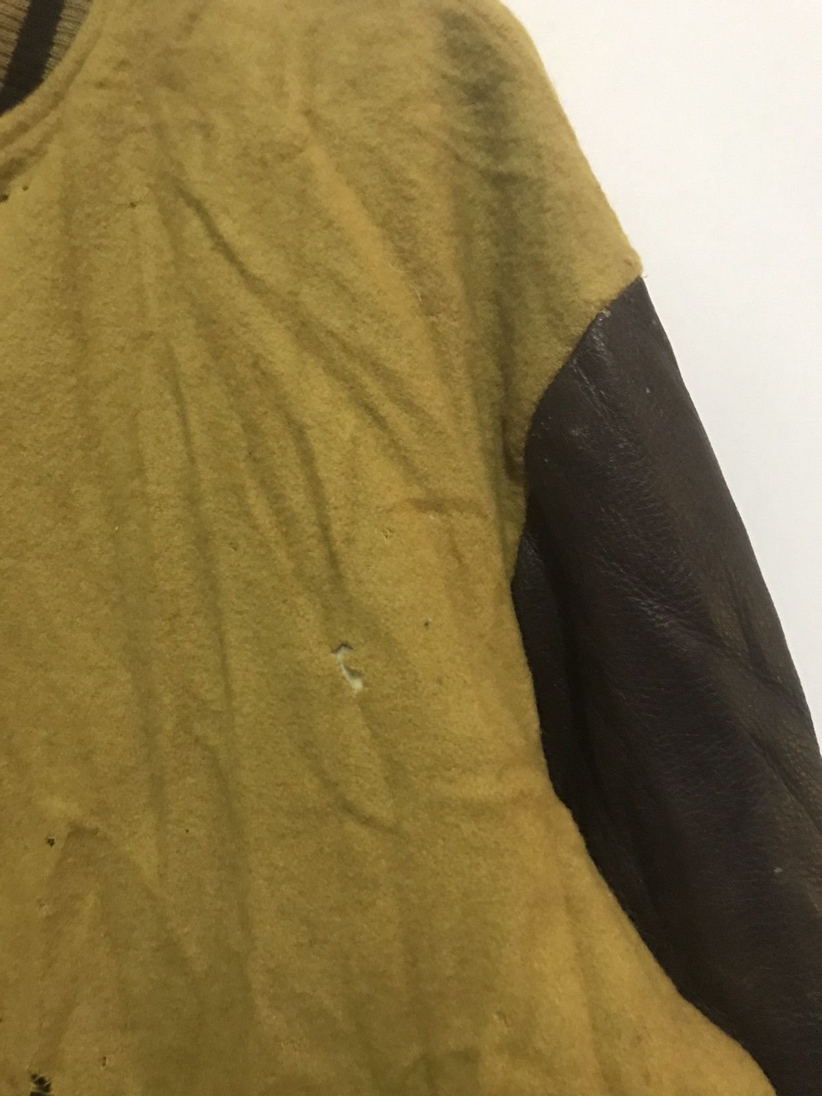 Vintage Vtg Maul Ruck Takeo Kikuchi distressed varsity jacket Size US L / EU 52-54 / 3 - 8 Thumbnail