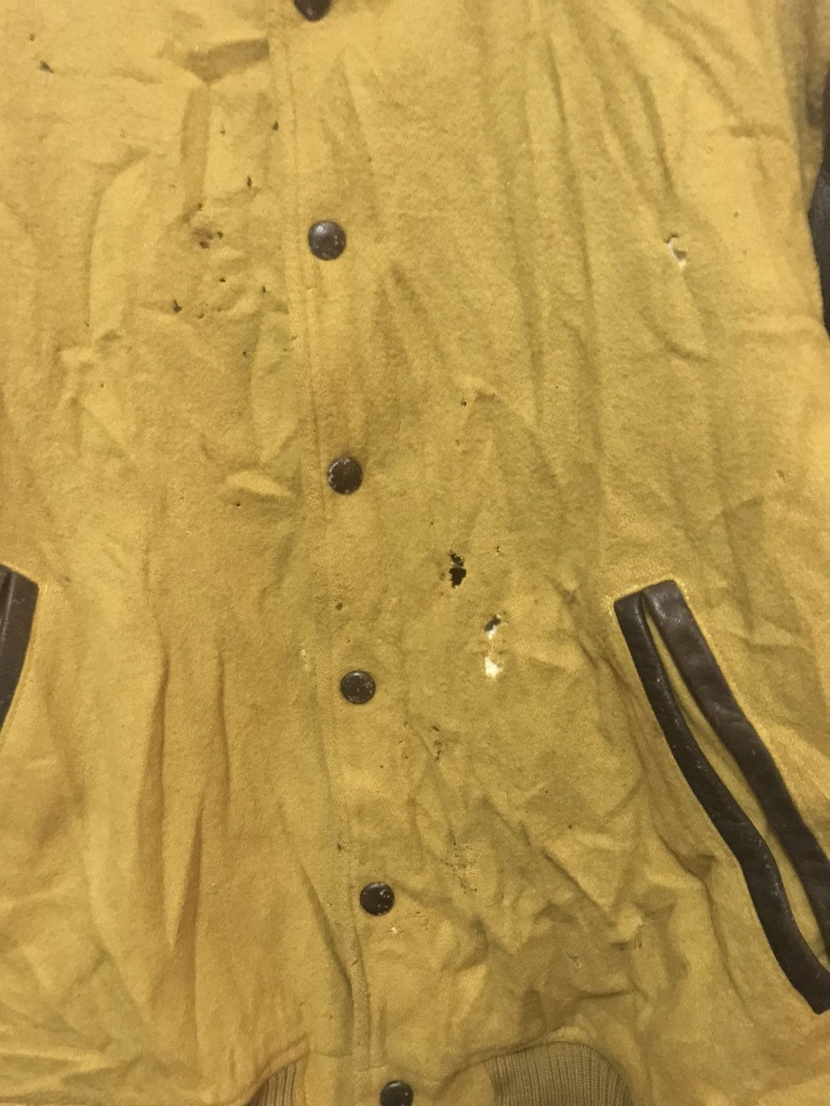 Vintage Vtg Maul Ruck Takeo Kikuchi distressed varsity jacket Size US L / EU 52-54 / 3 - 6 Thumbnail