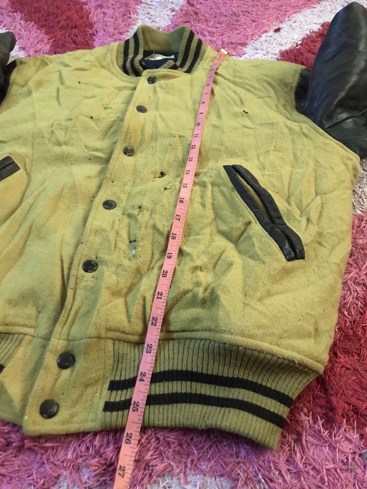 Vintage Vtg Maul Ruck Takeo Kikuchi distressed varsity jacket Size US L / EU 52-54 / 3 - 11 Thumbnail