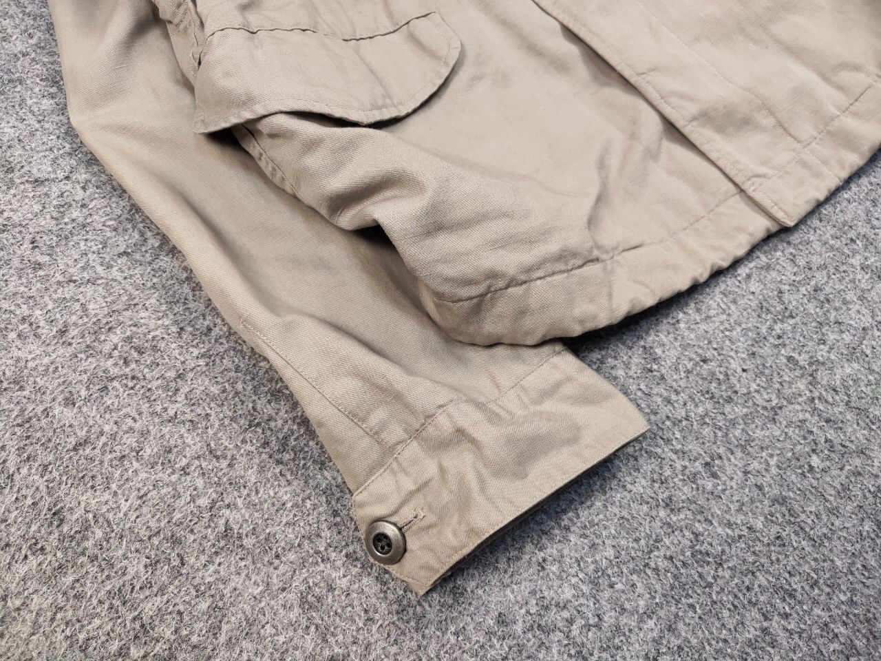 Allsaints Allsaints Field Beige Multi Pocket Vulcan Jacket Size US L / EU 52-54 / 3 - 6 Thumbnail
