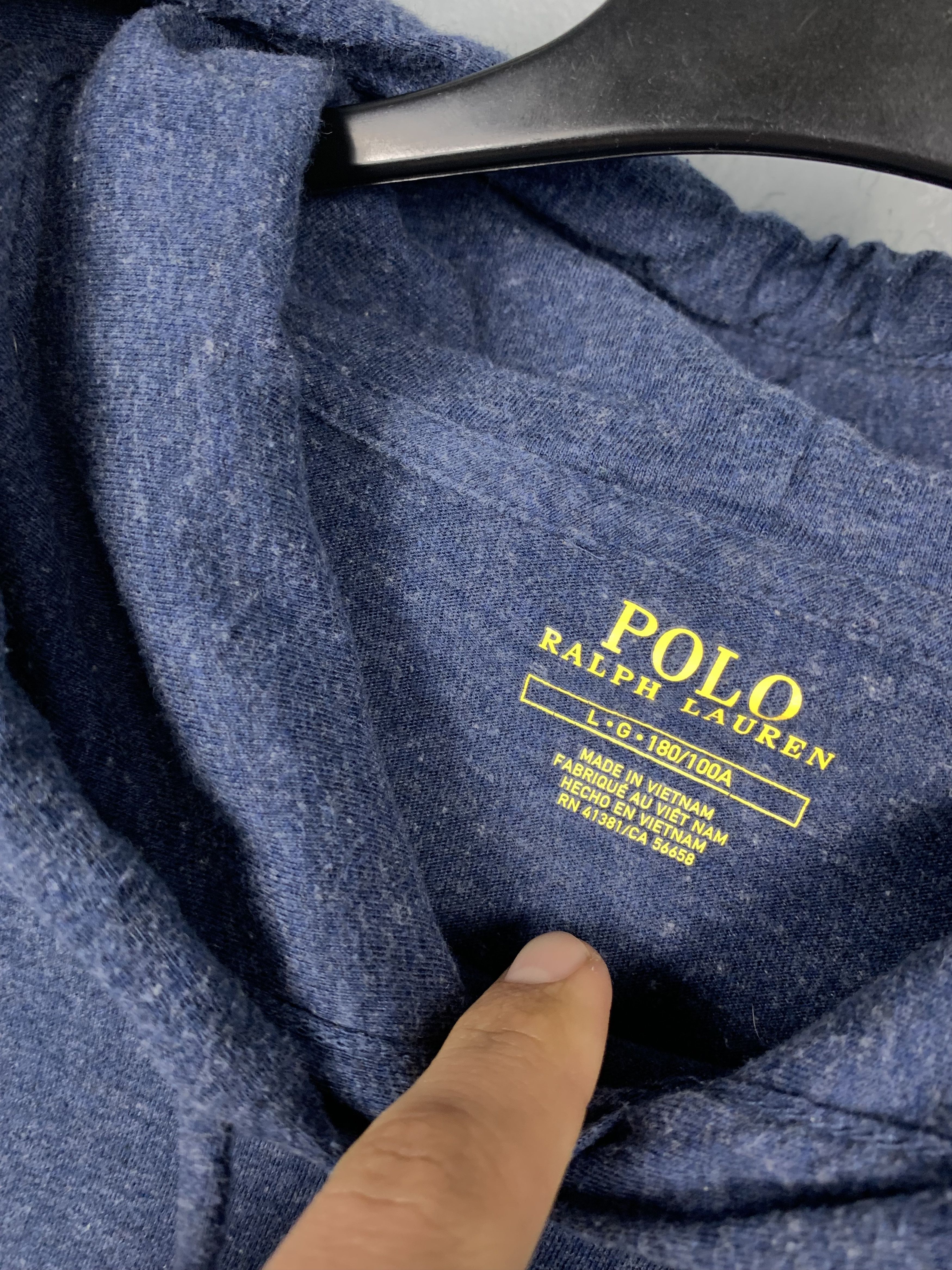 Polo Ralph Lauren Polo Ralph Lauren Vintage Mens Thin Hoodie Size US L / EU 52-54 / 3 - 3 Thumbnail