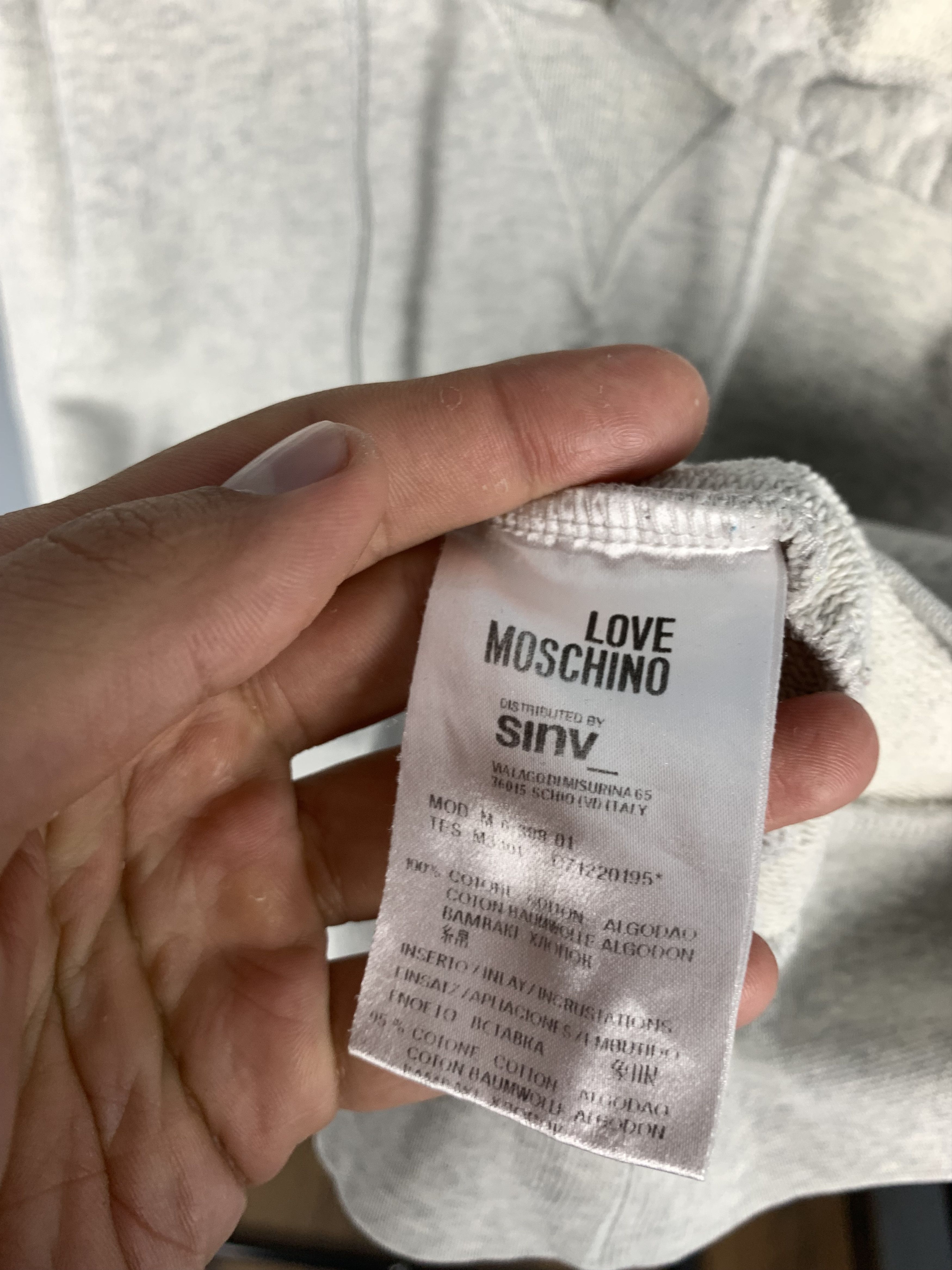 Moschino Love Moschino Vintage Mens Hoodie Size US M / EU 48-50 / 2 - 4 Thumbnail
