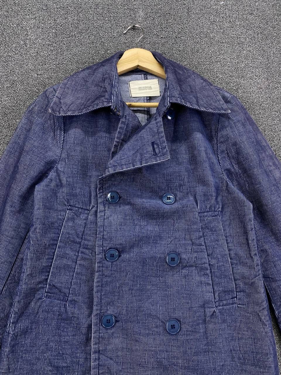 Issey Miyake Issey Miyake Zucca Travails Double Breasted Coat Jacket Size S / US 4 / IT 40 - 5 Thumbnail
